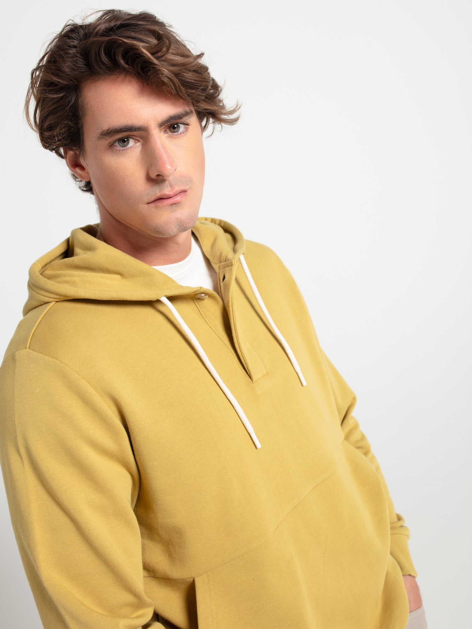 Cotton hooded sweatshirt