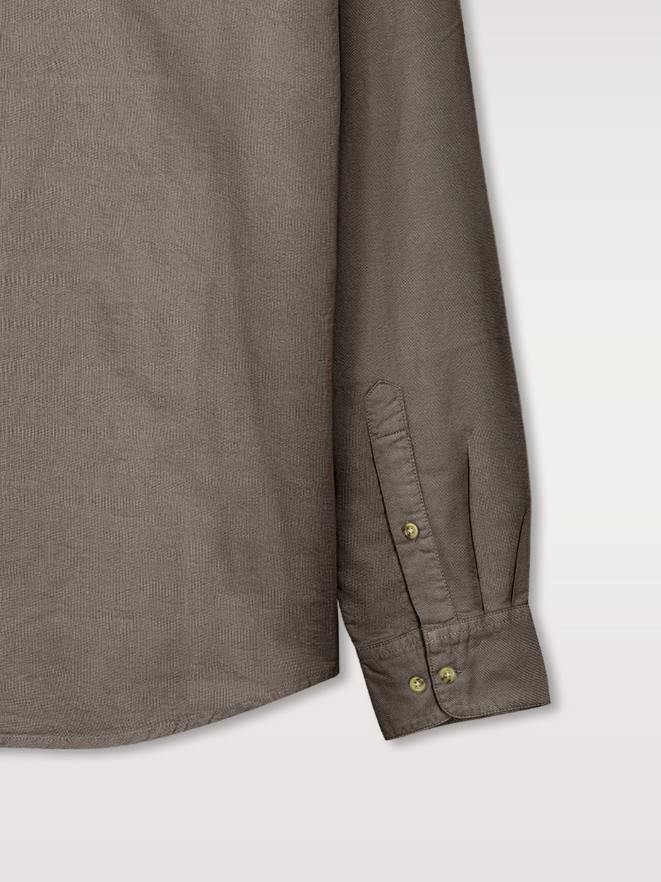 Camisa slim fit oxford algodón