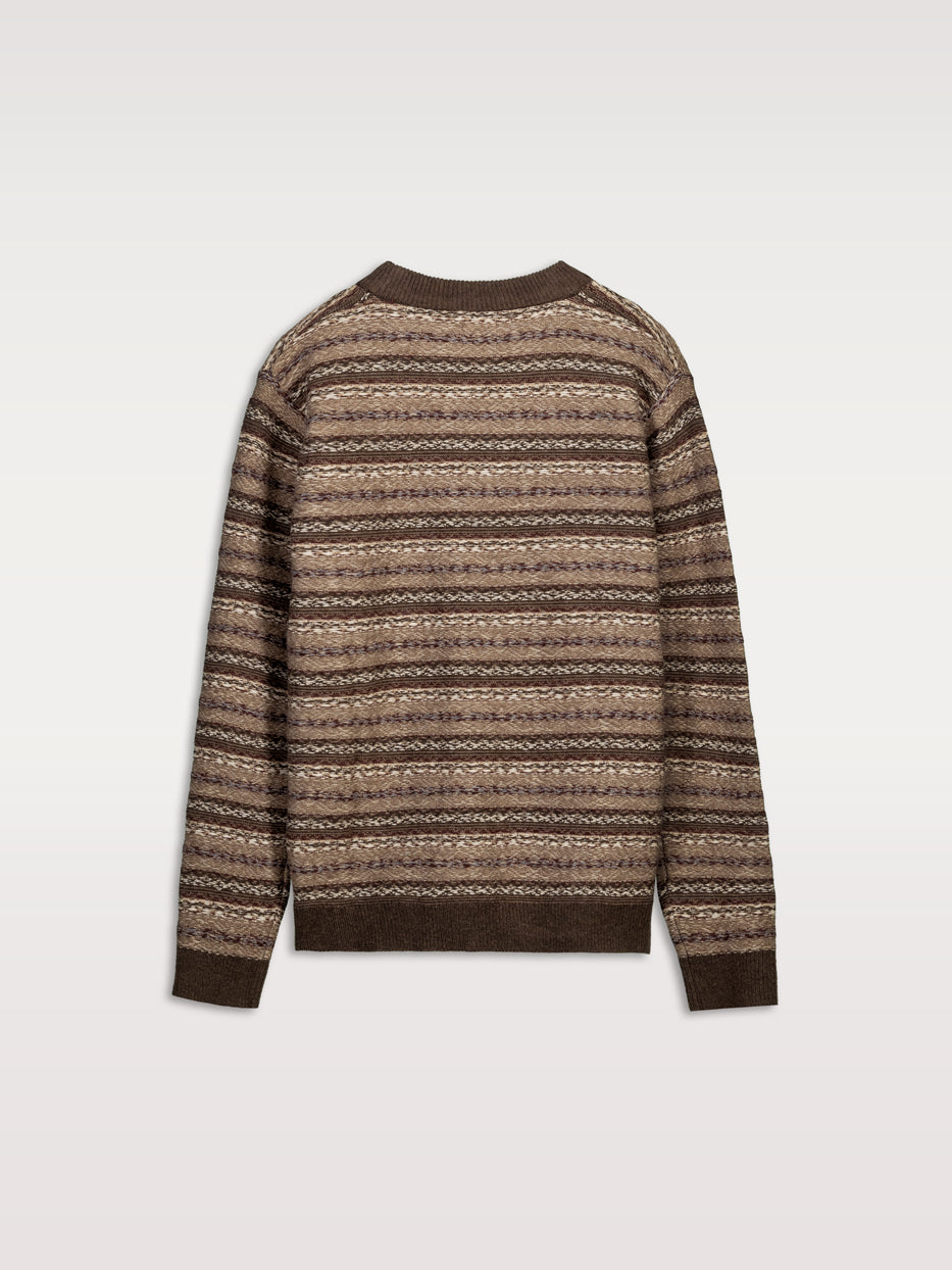 Wool jacquard jersey