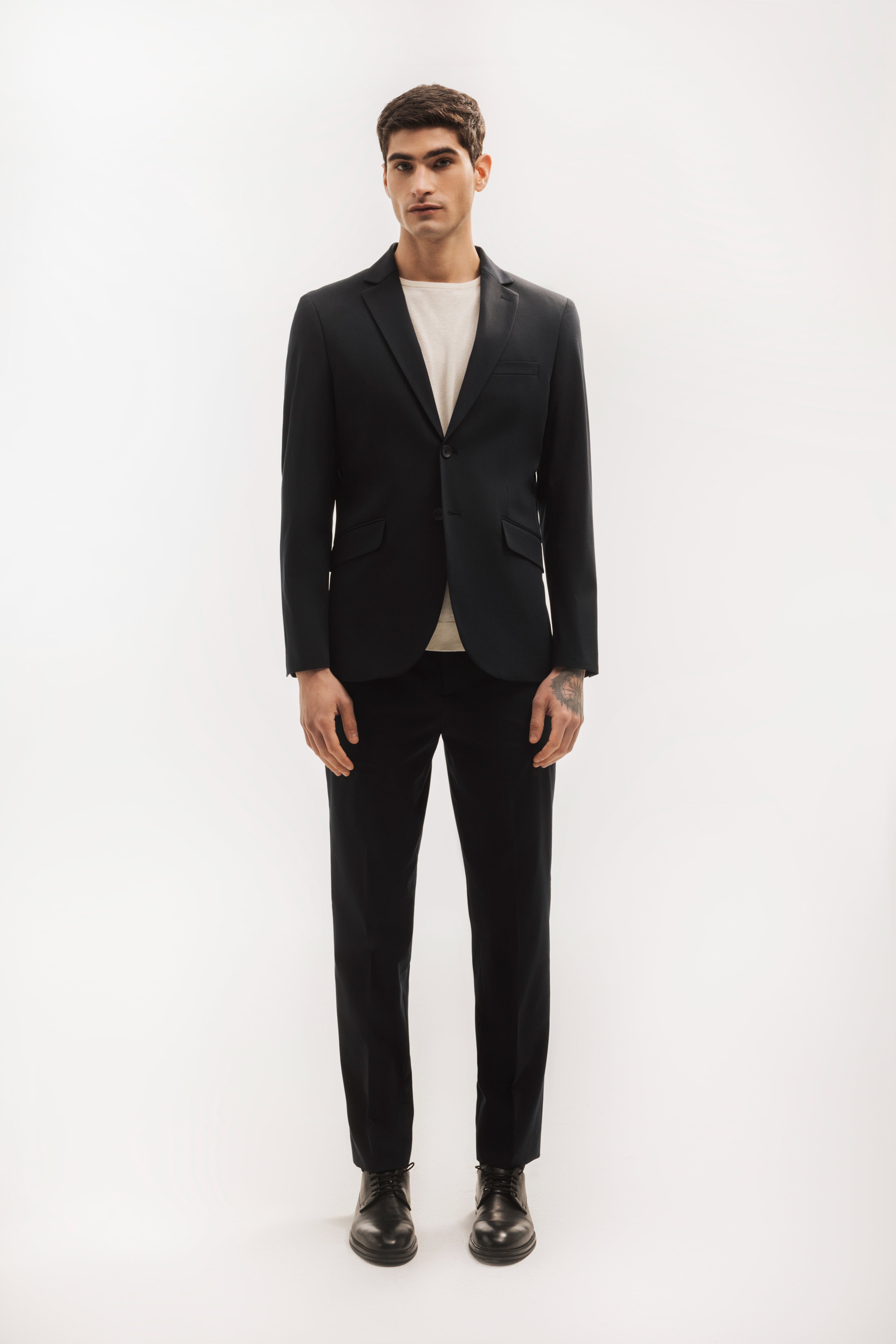 Americana traje slim fit liso