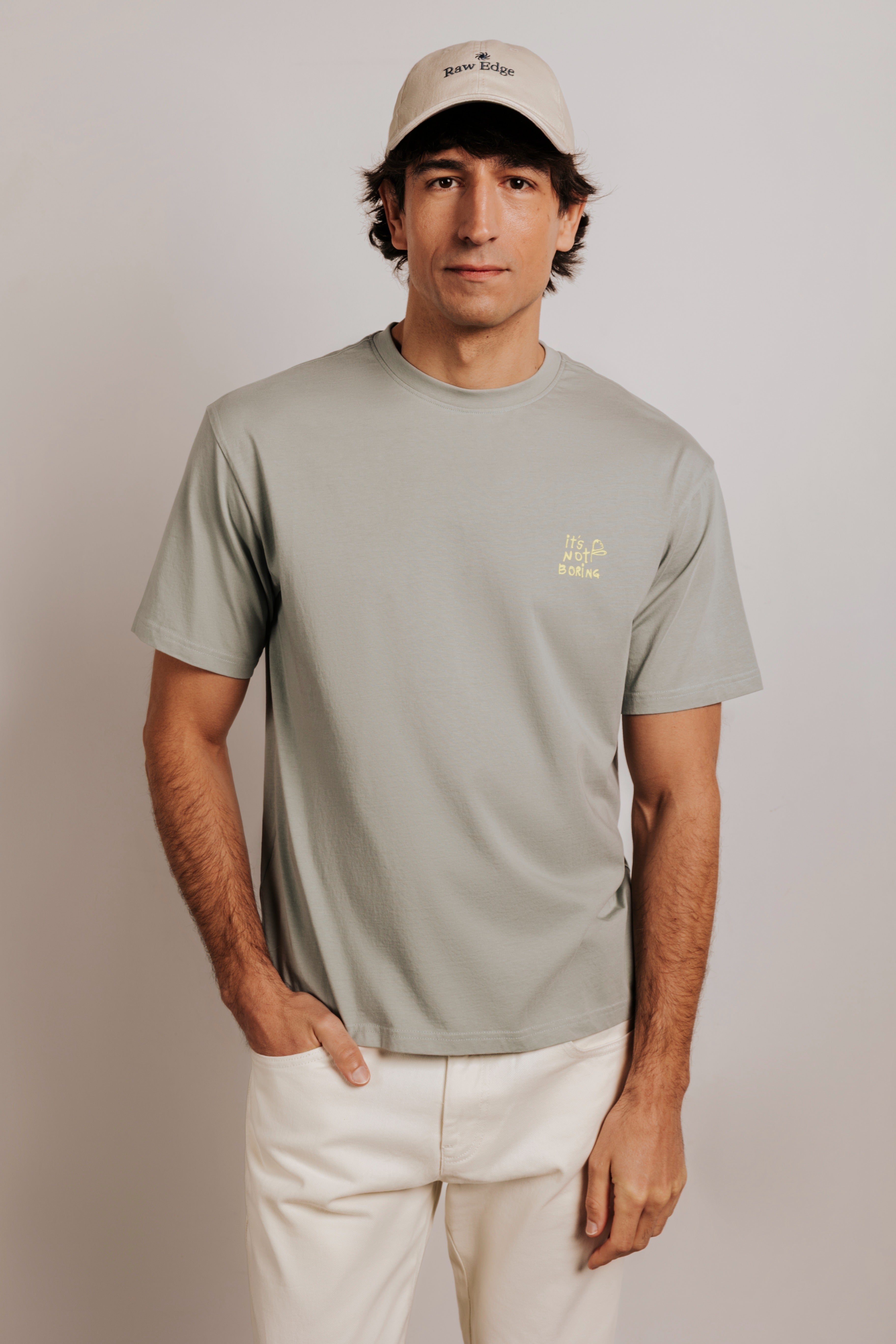 'It's not boring' comfort t-shirt