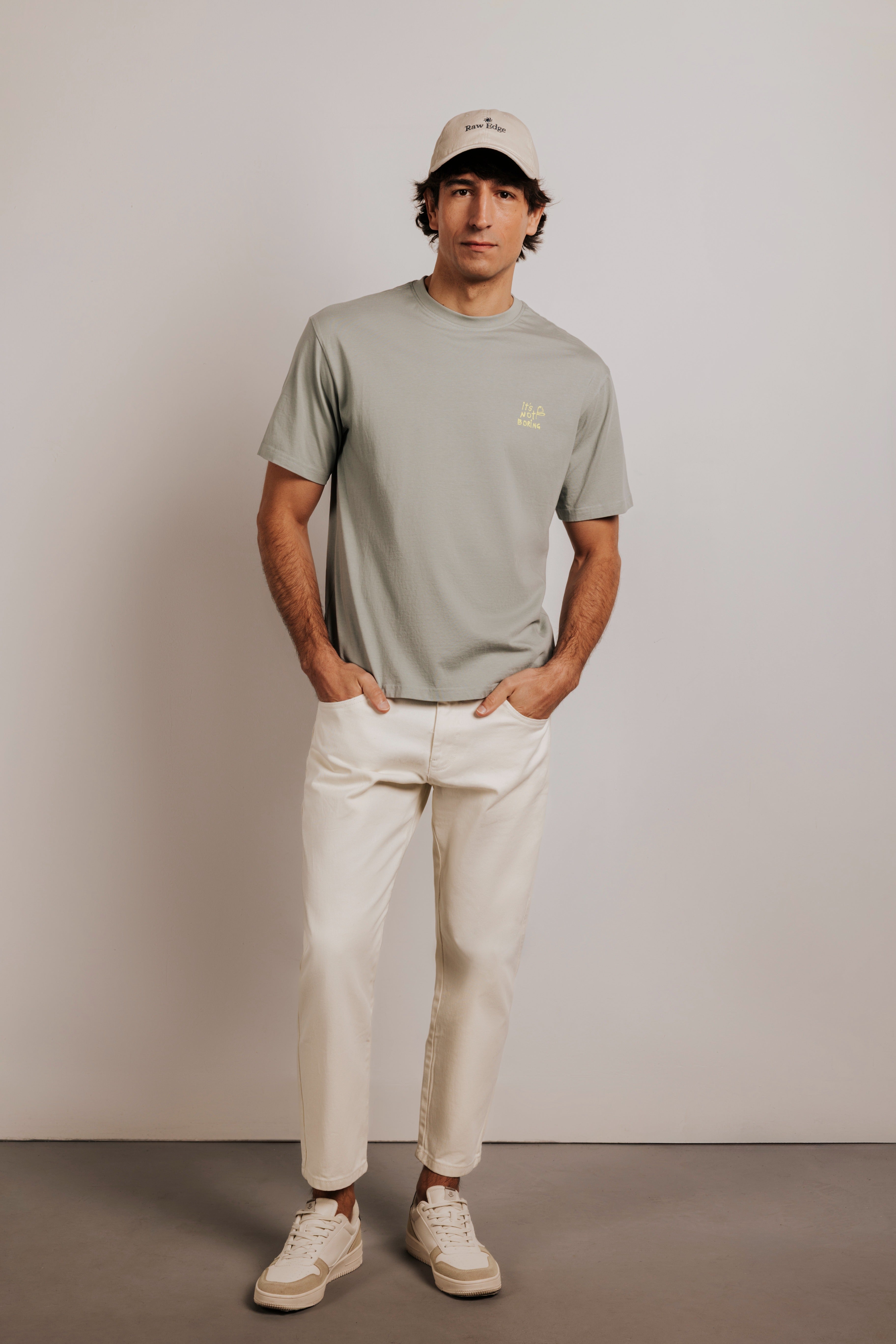 'It's not boring' comfort t-shirt