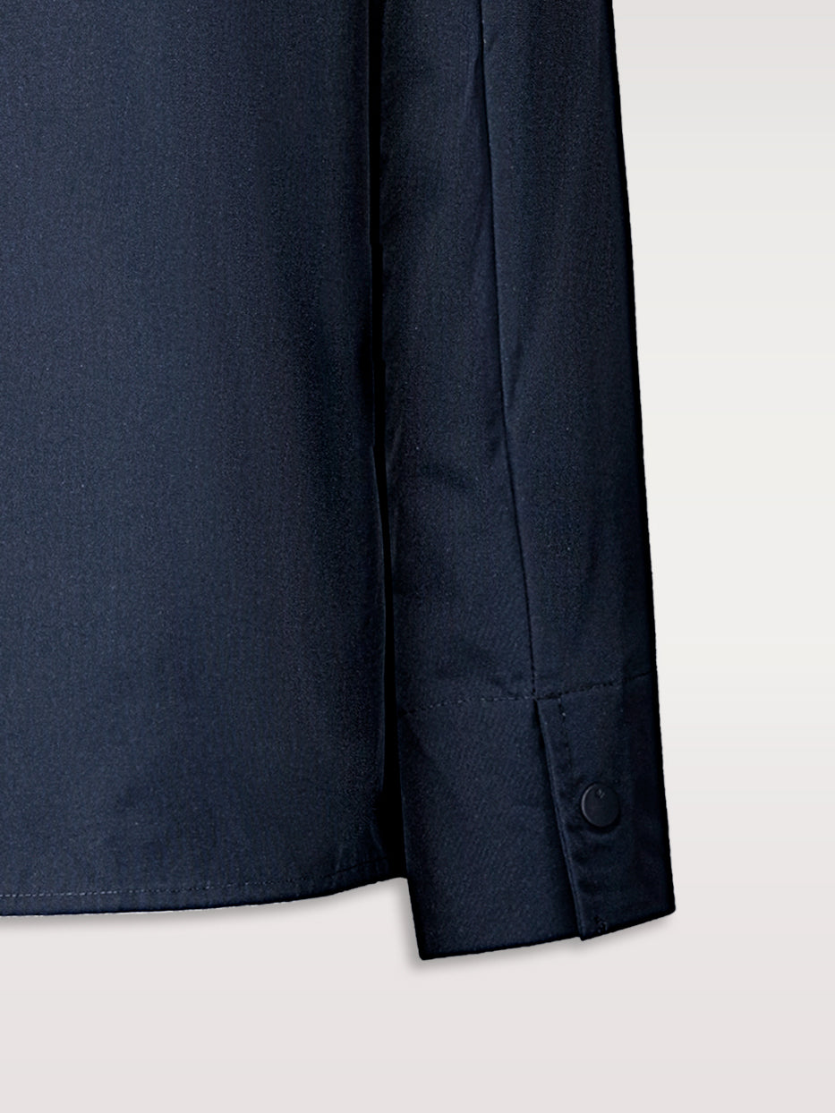 Gabardine fabric overshirt