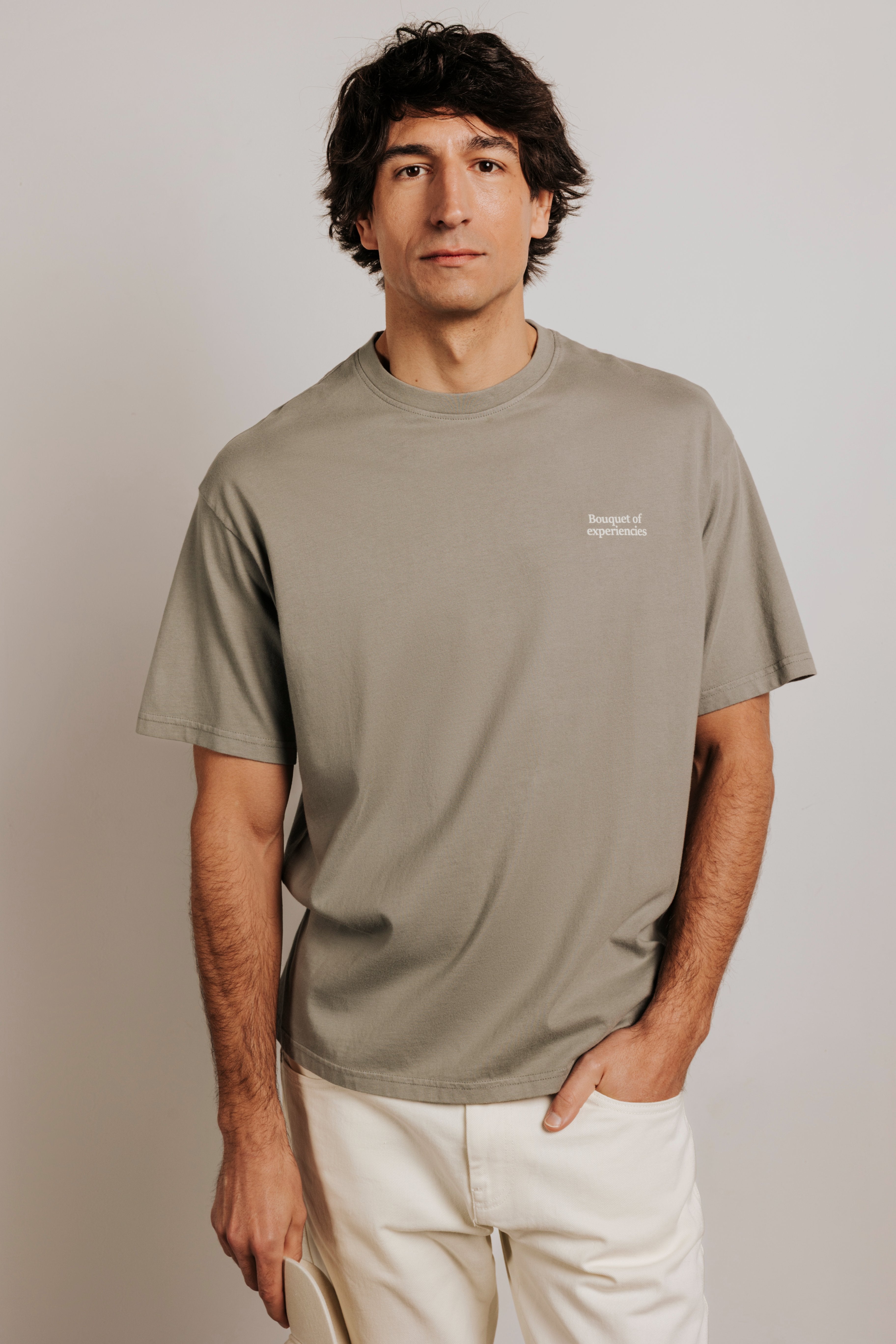 Camiseta oversize bouquet