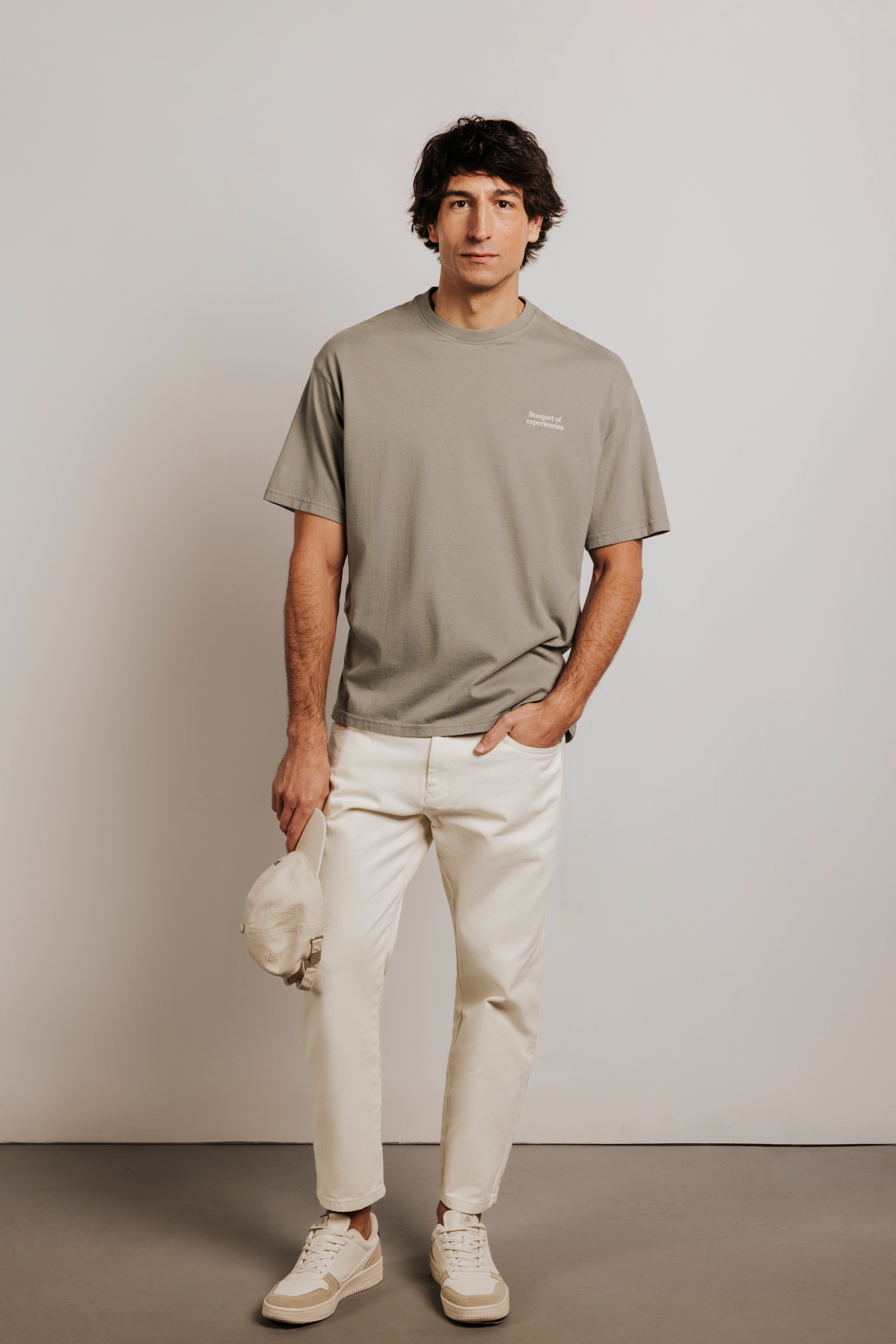 Camiseta oversize bouquet