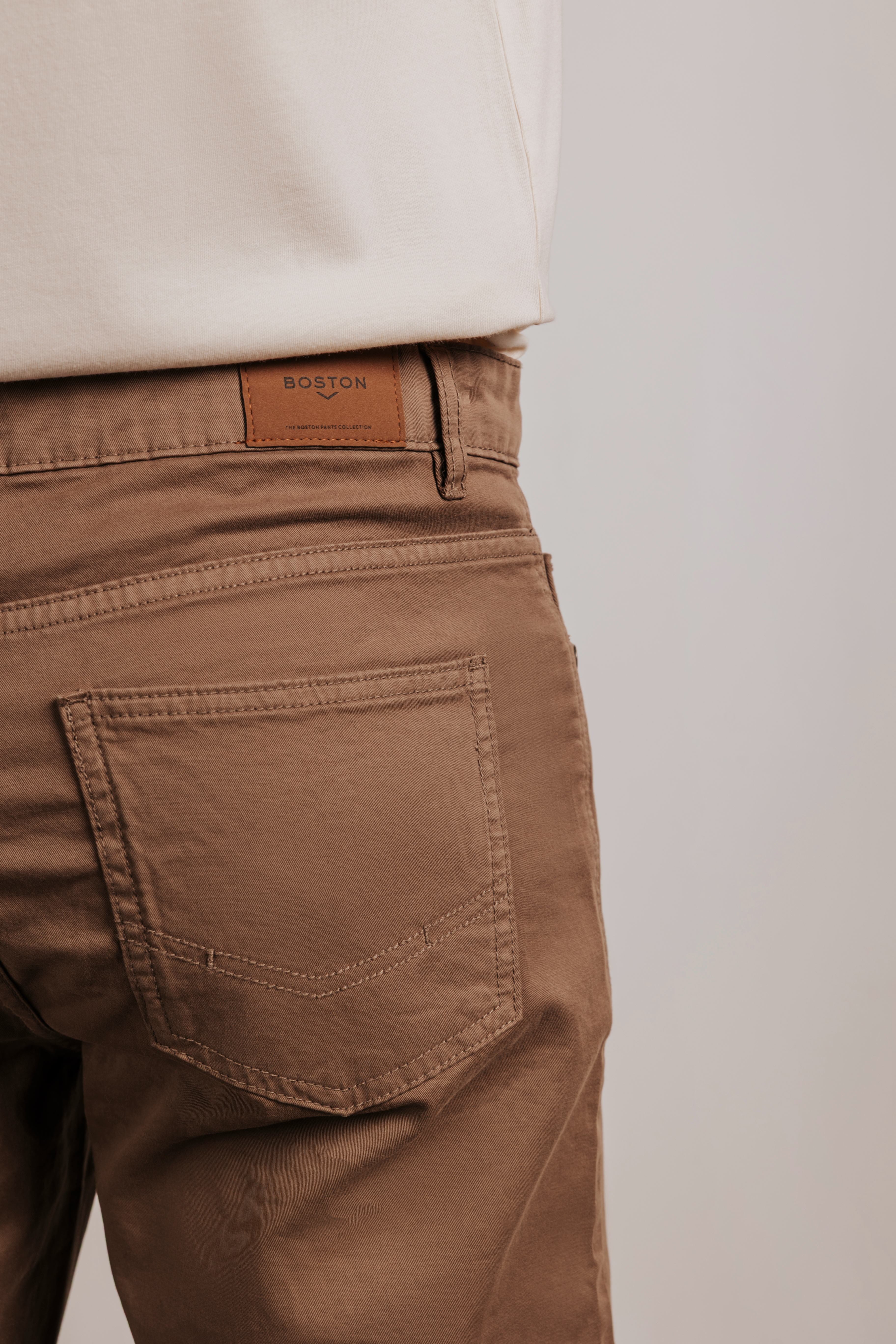 Pantalón slim fit sarga 5b