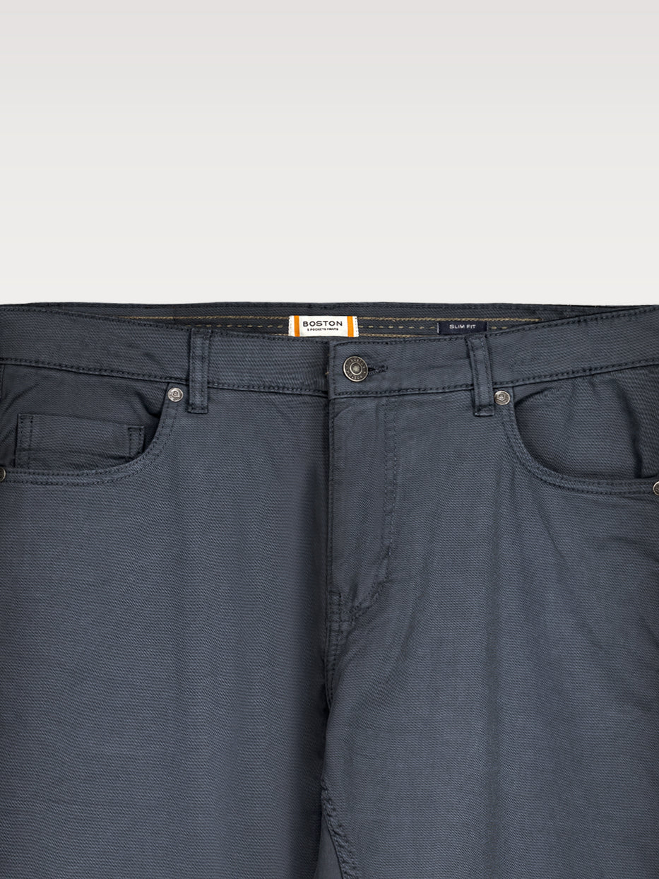 Pantalón slim fit sarga 5b