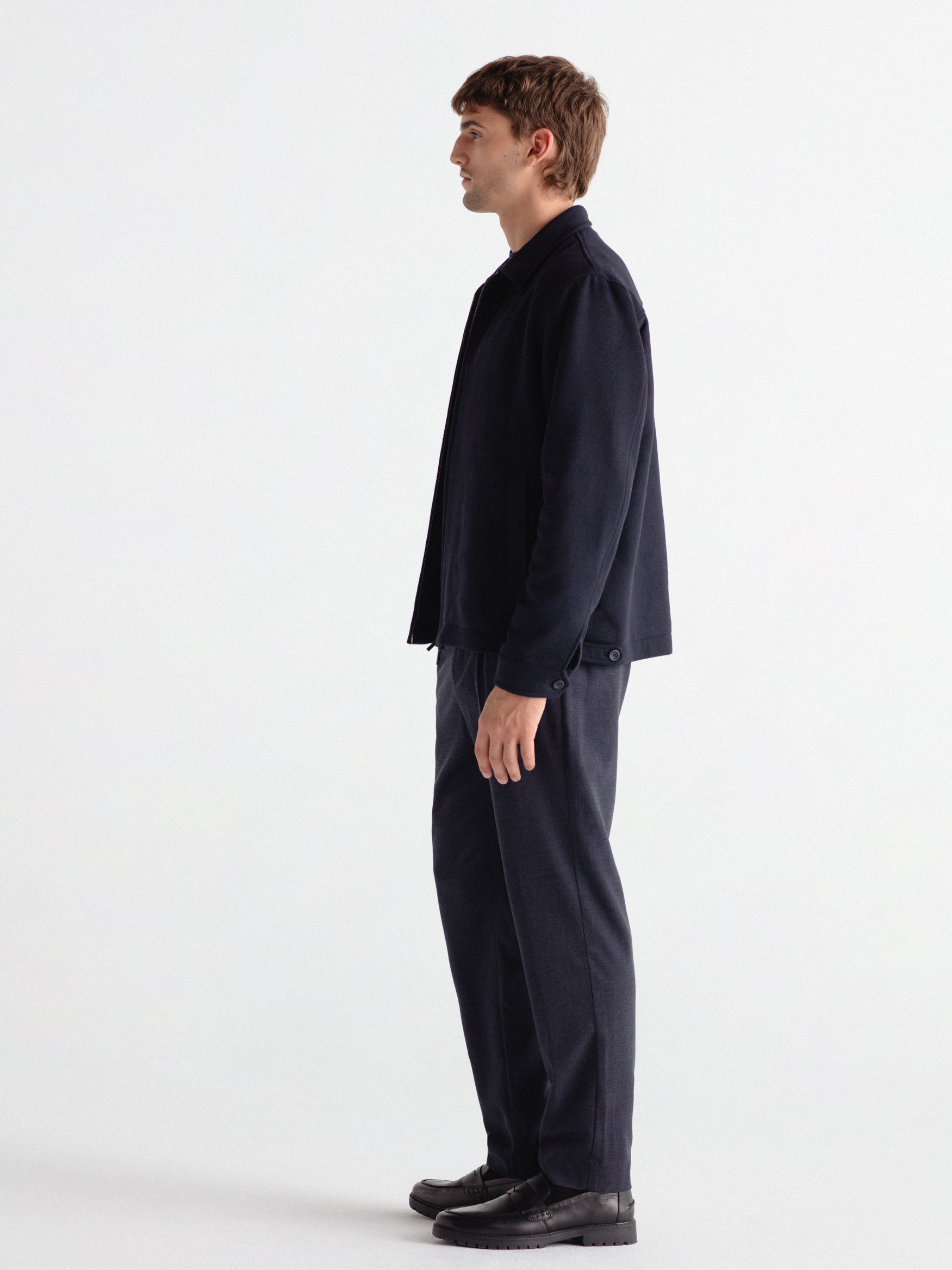 Pantalón smart falso liso