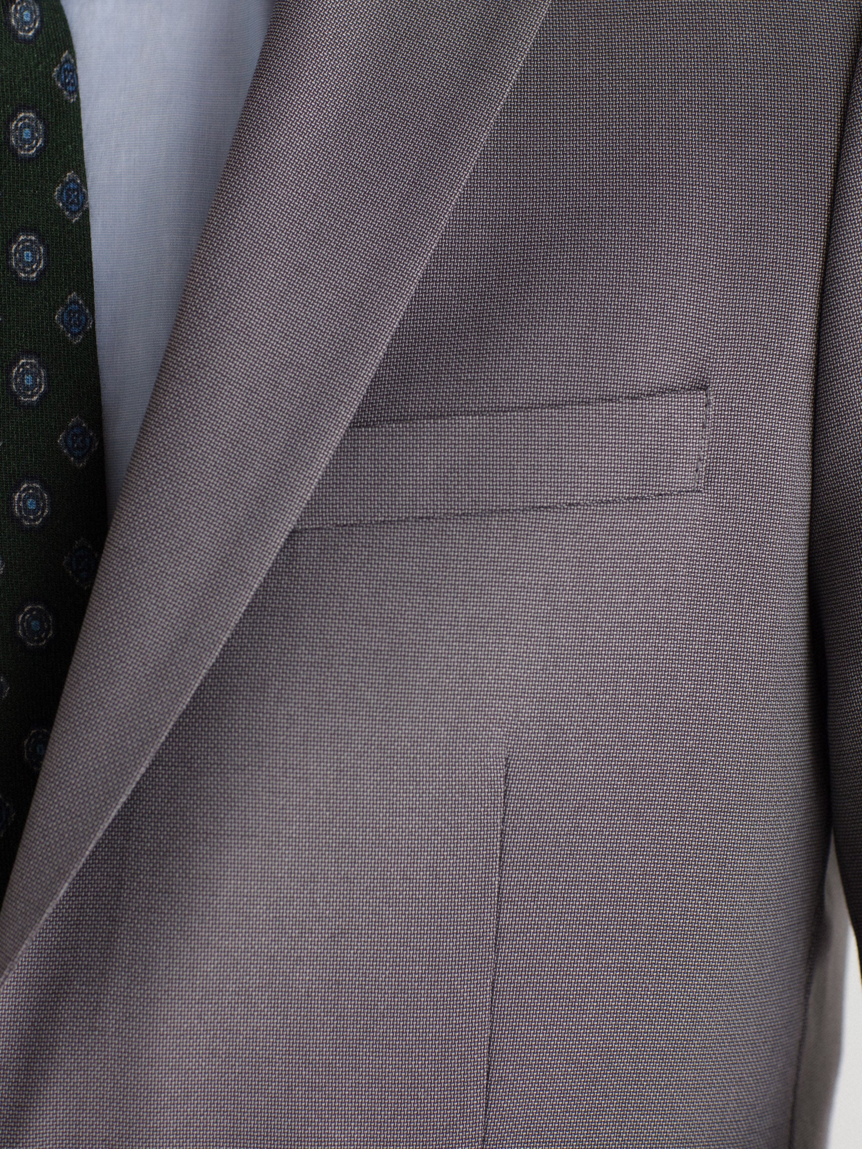 Americana traje slim fit falso liso