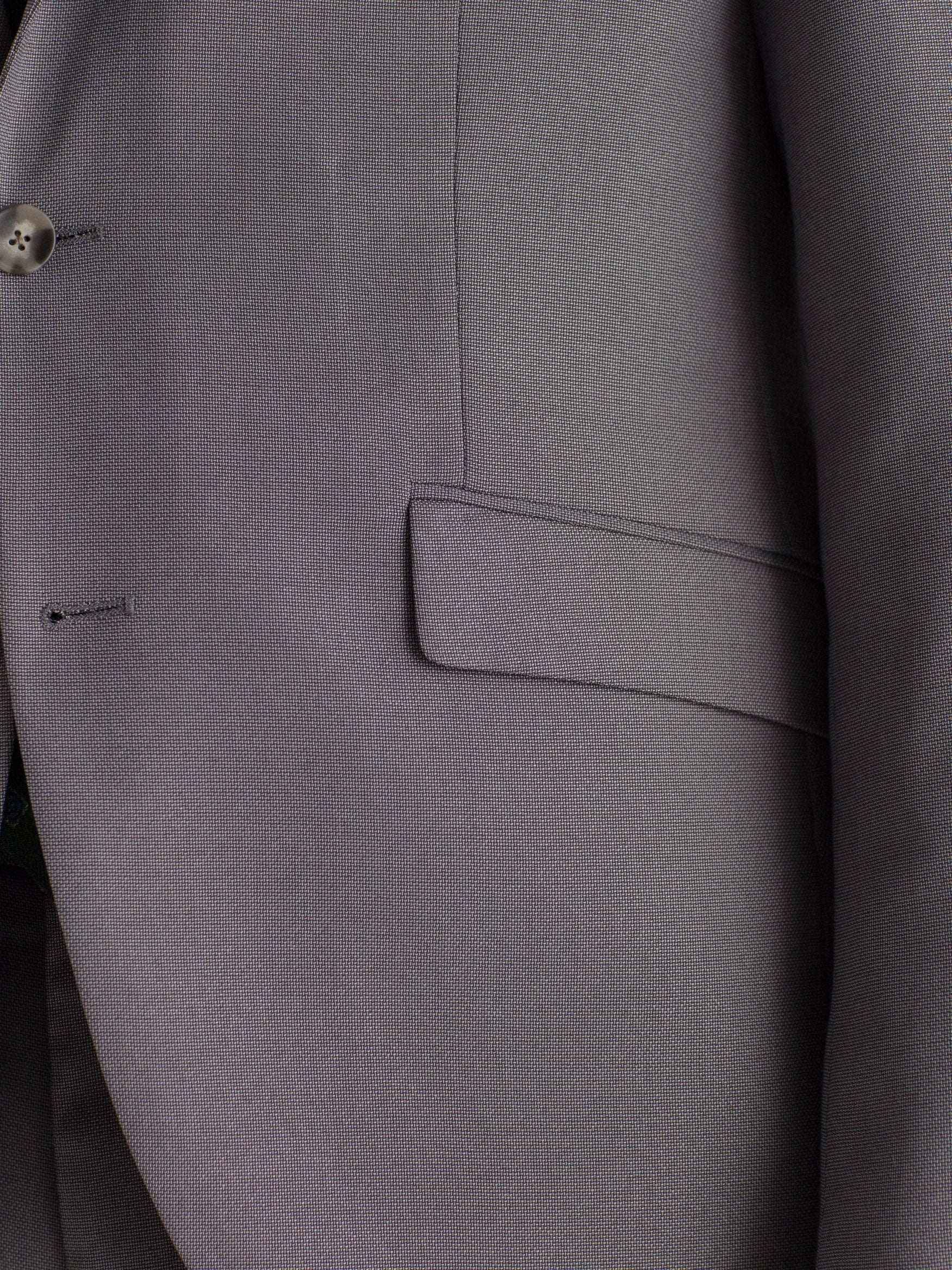 Americana traje slim fit falso liso