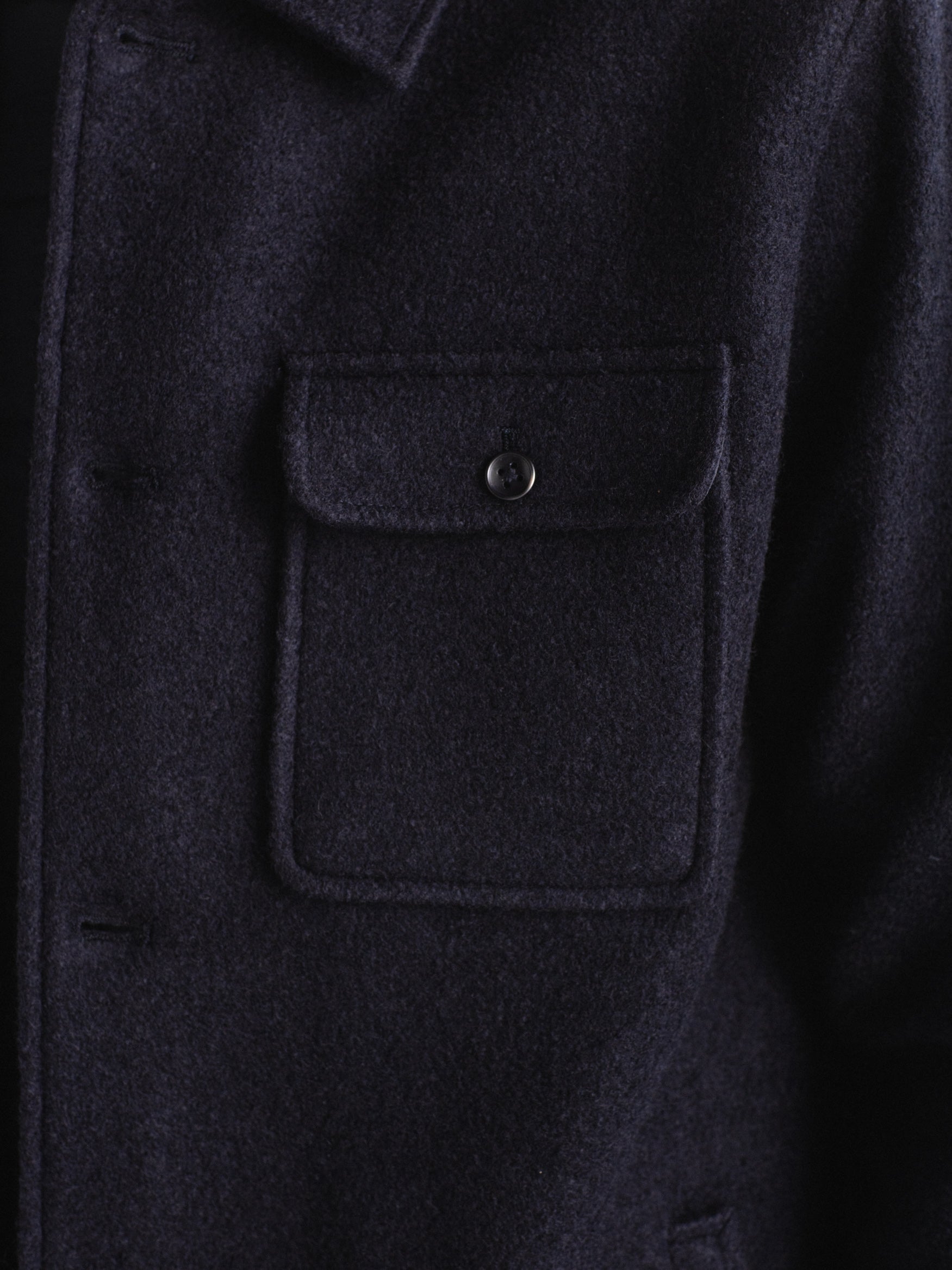 Chaquetón lana con chaleco capucha