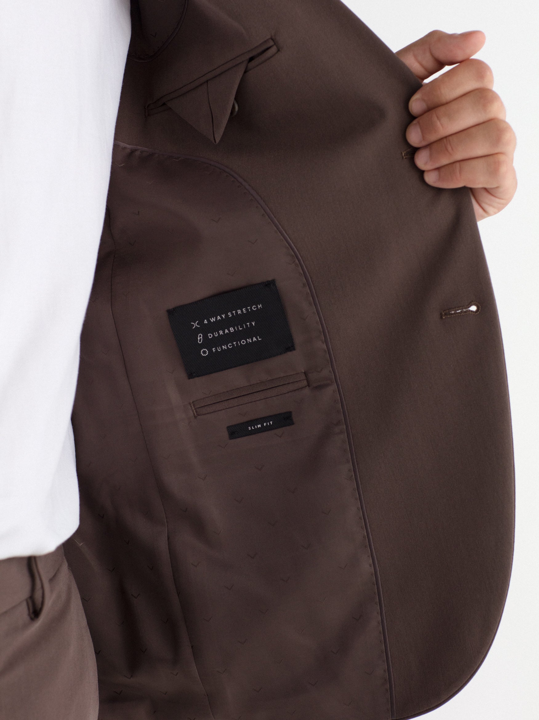 Americana traje slim fit liso