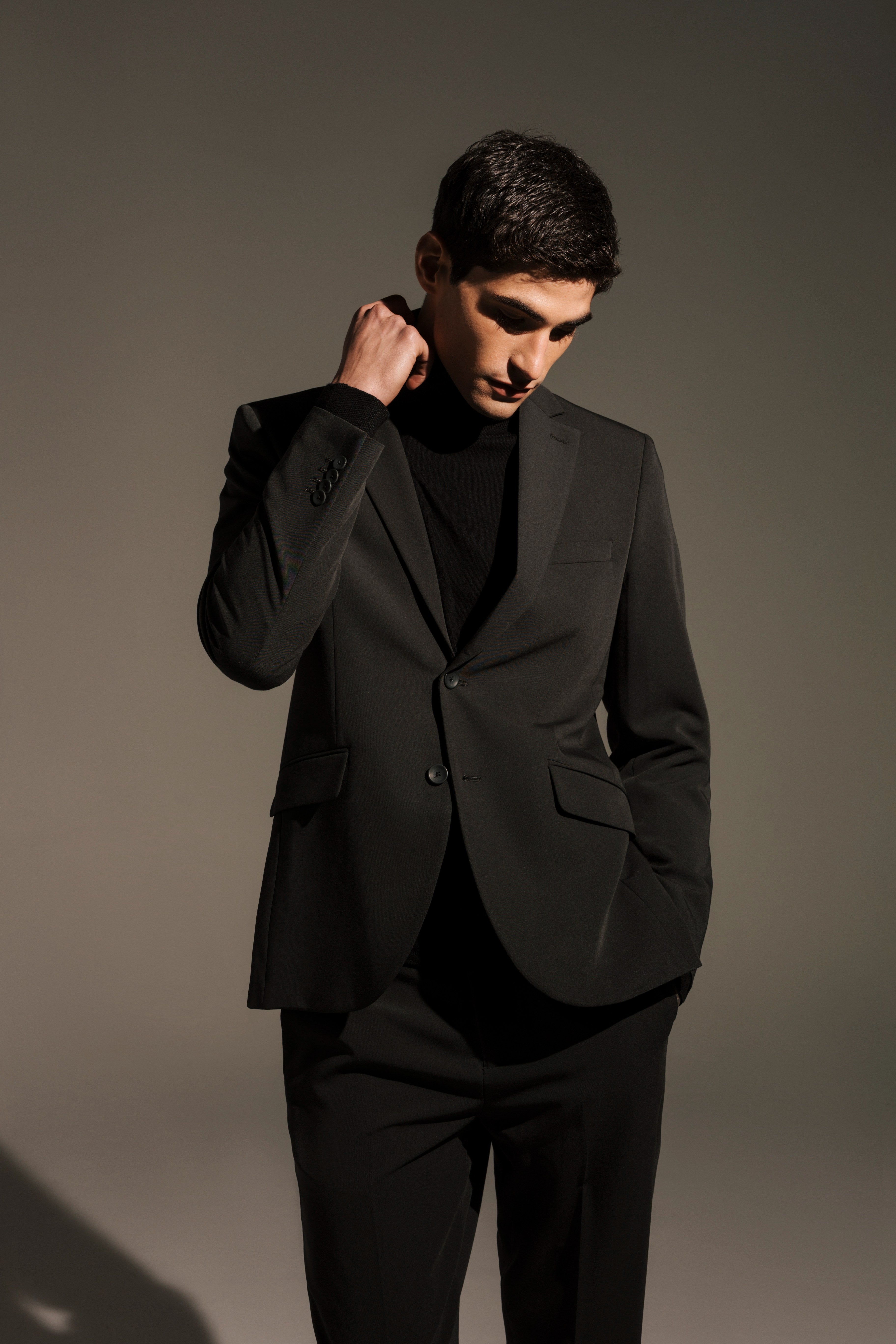 Americana traje slim fit liso