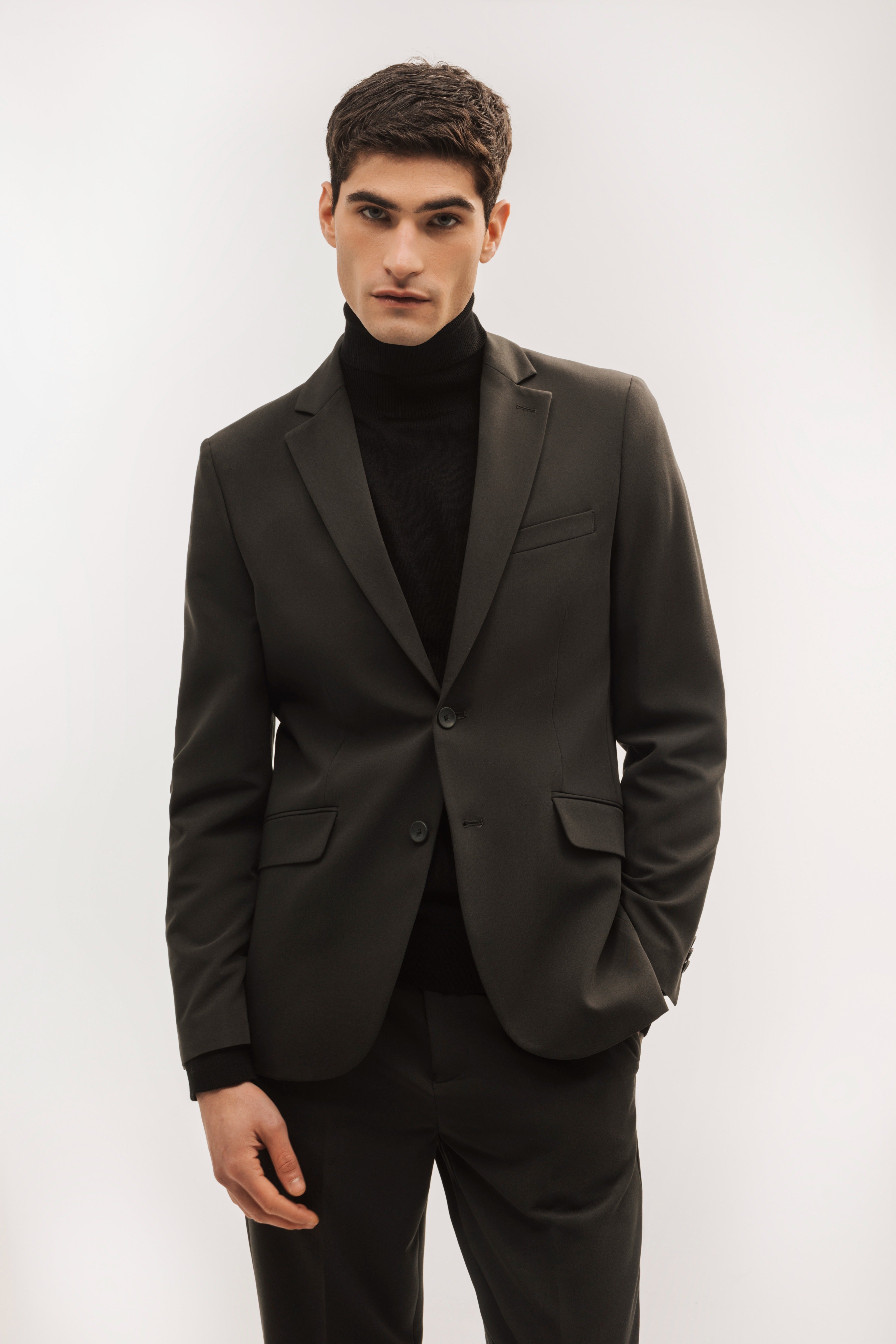 Americana traje slim fit liso