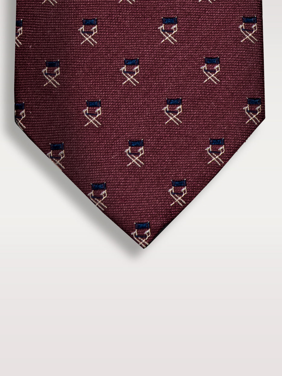 Corbata figurativa silla cine