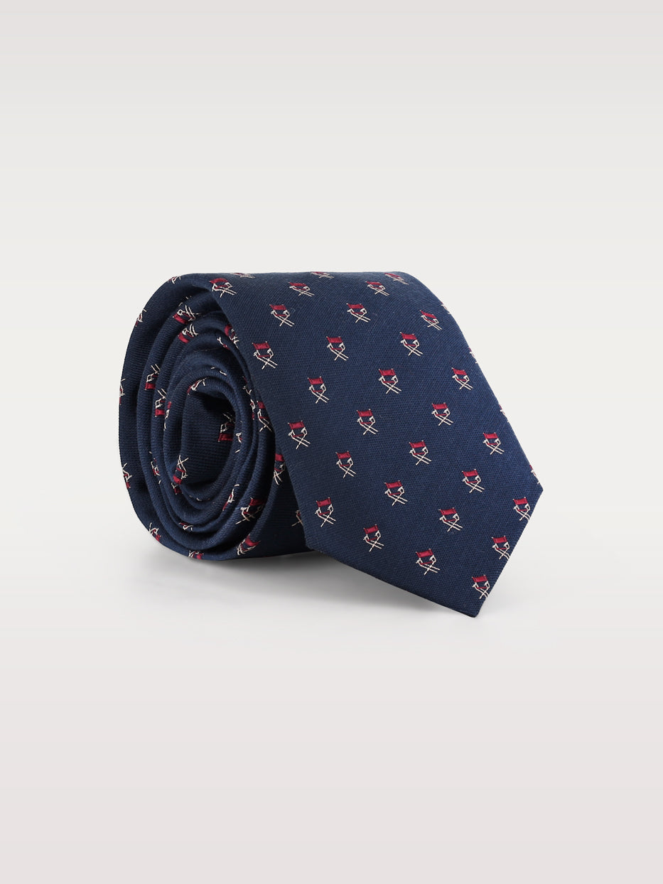 Corbata figurativa silla cine