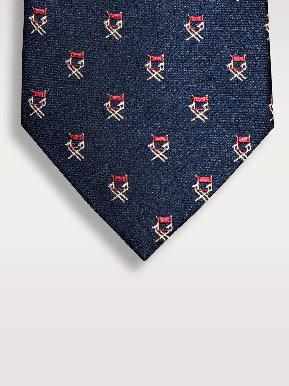 Corbata figurativa silla cine