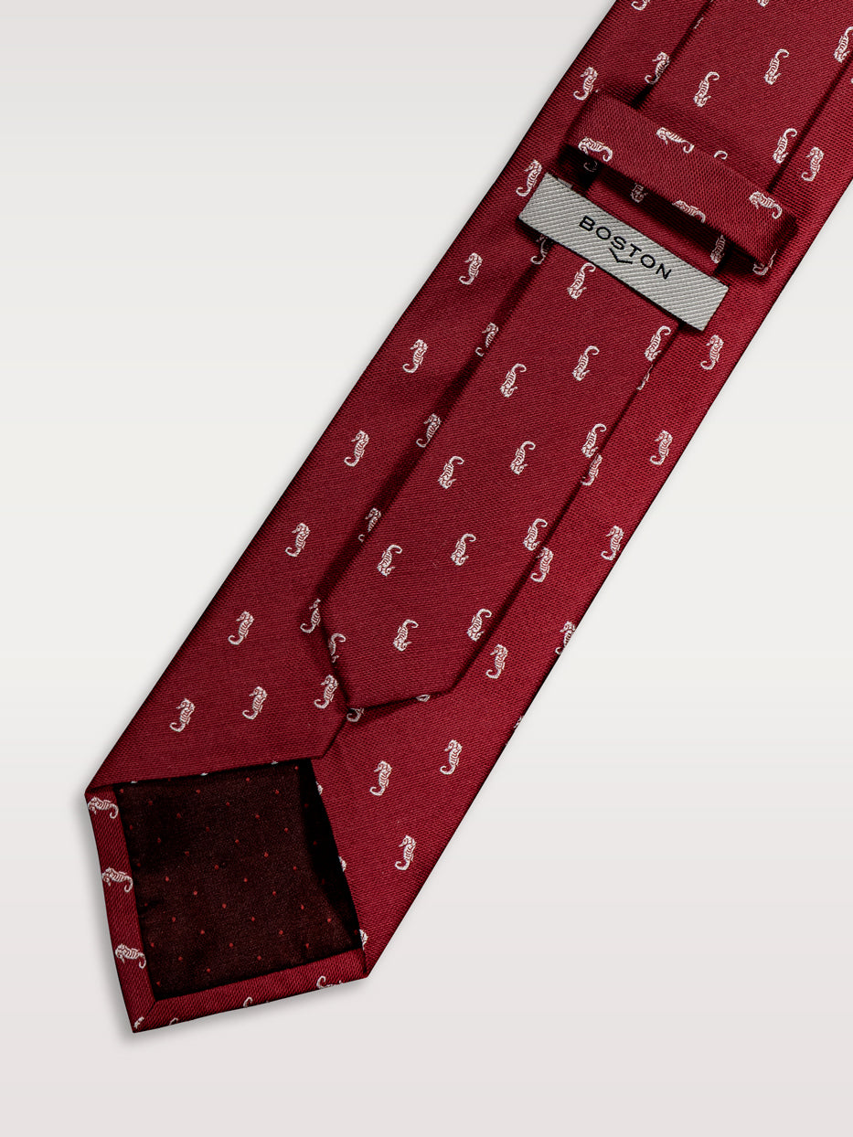 Corbata figurativa caballito mar