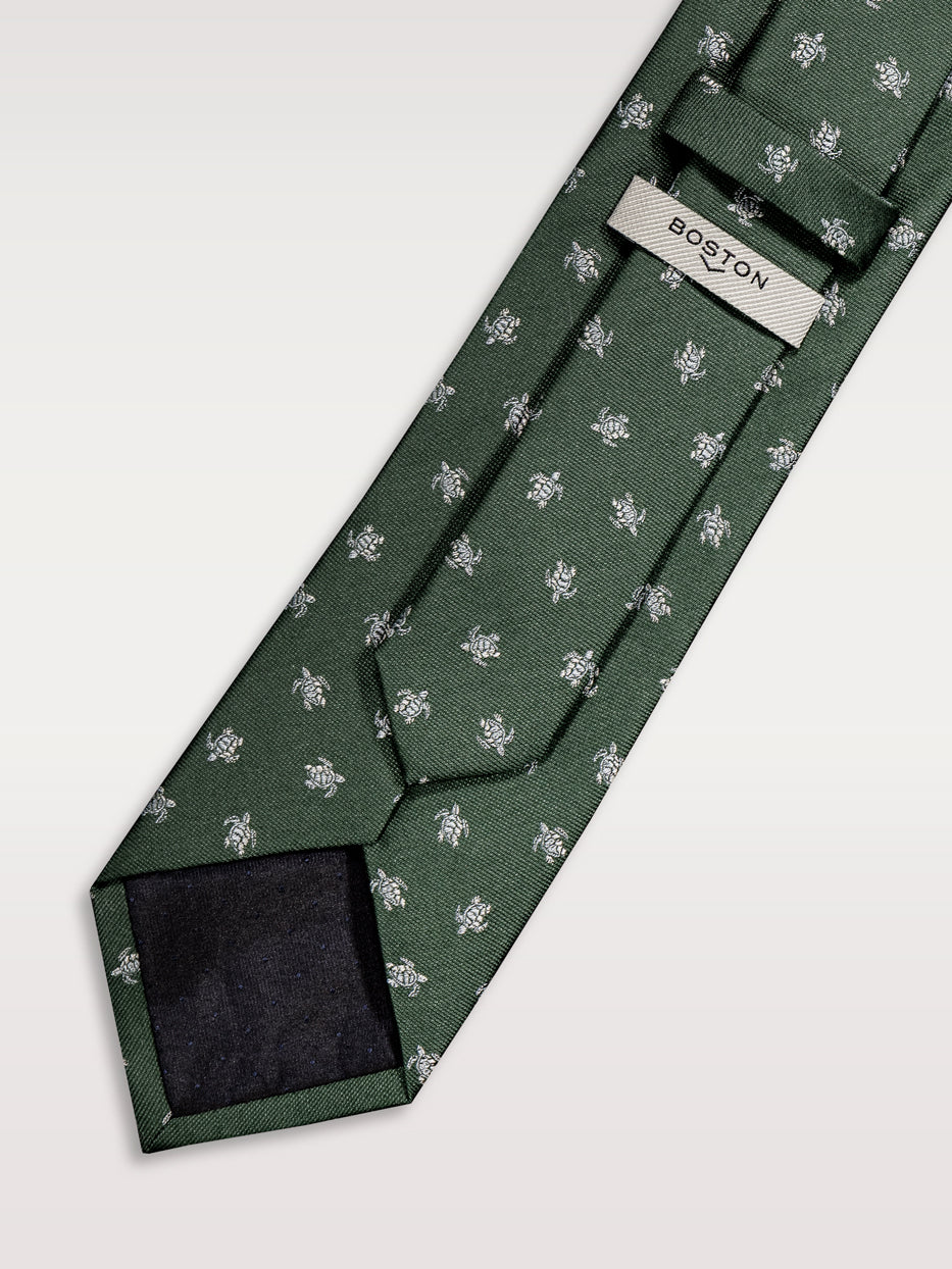 Corbata figurativa tortuga