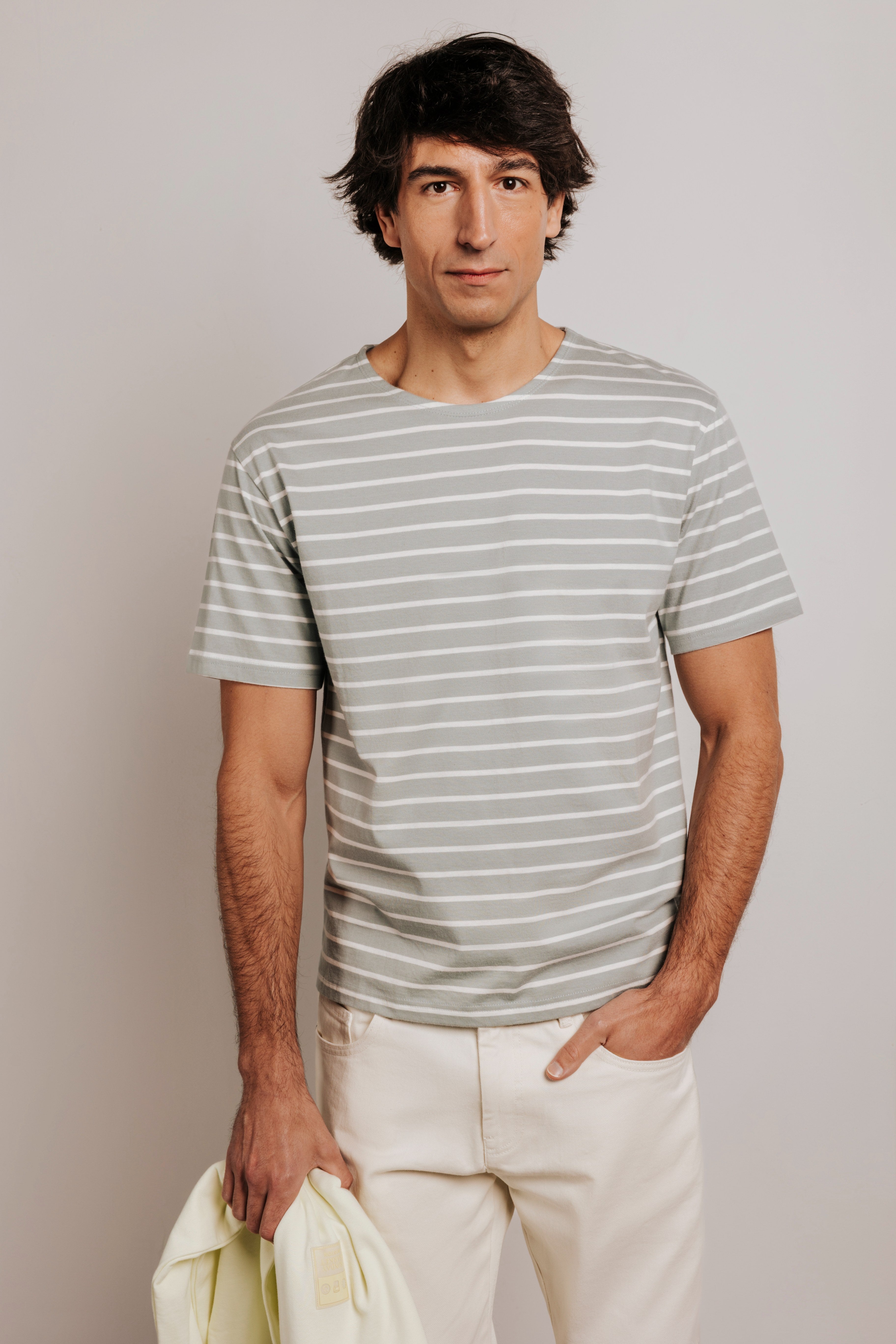 Camiseta algodón rayas