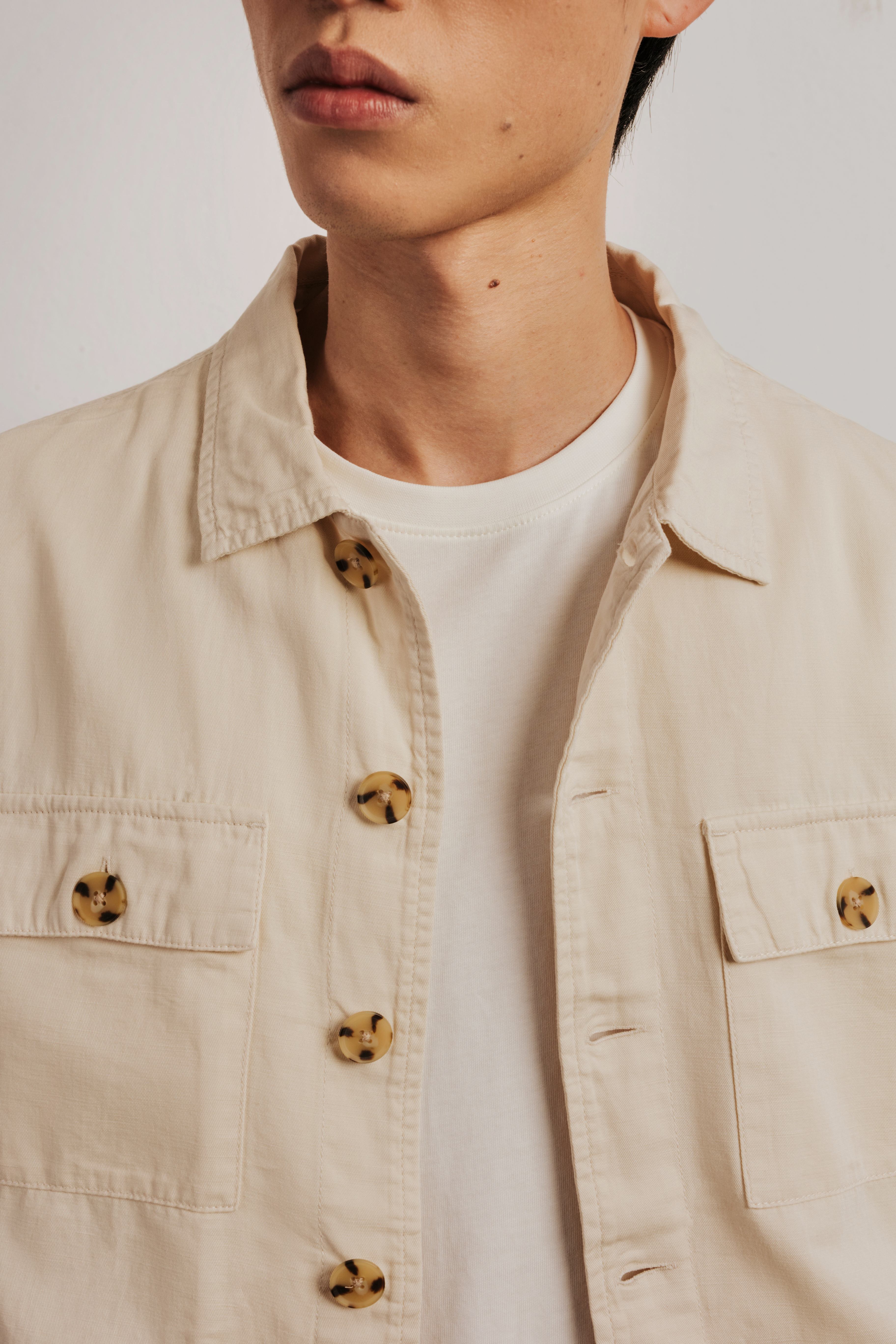 Linen overshirt