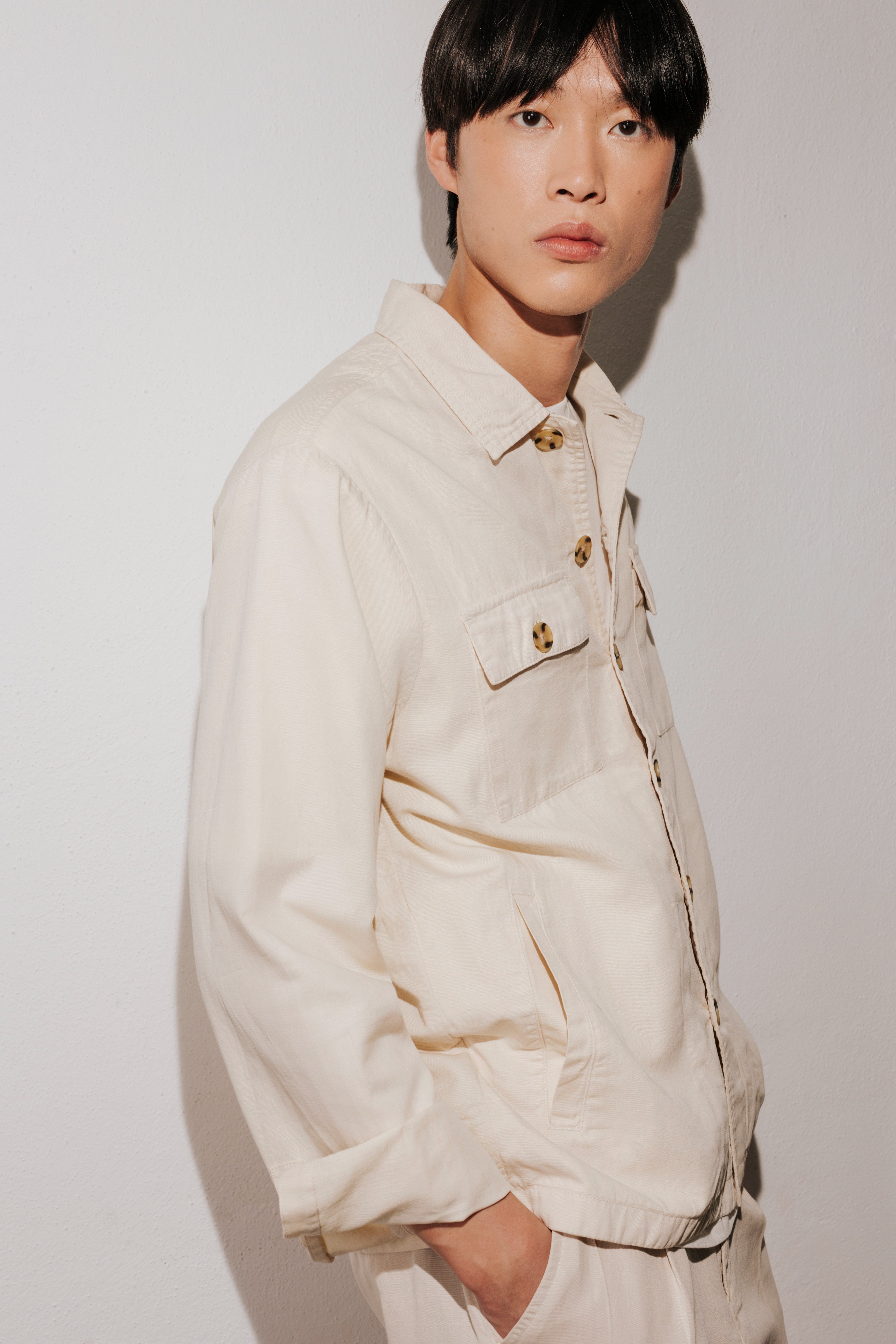 Linen overshirt