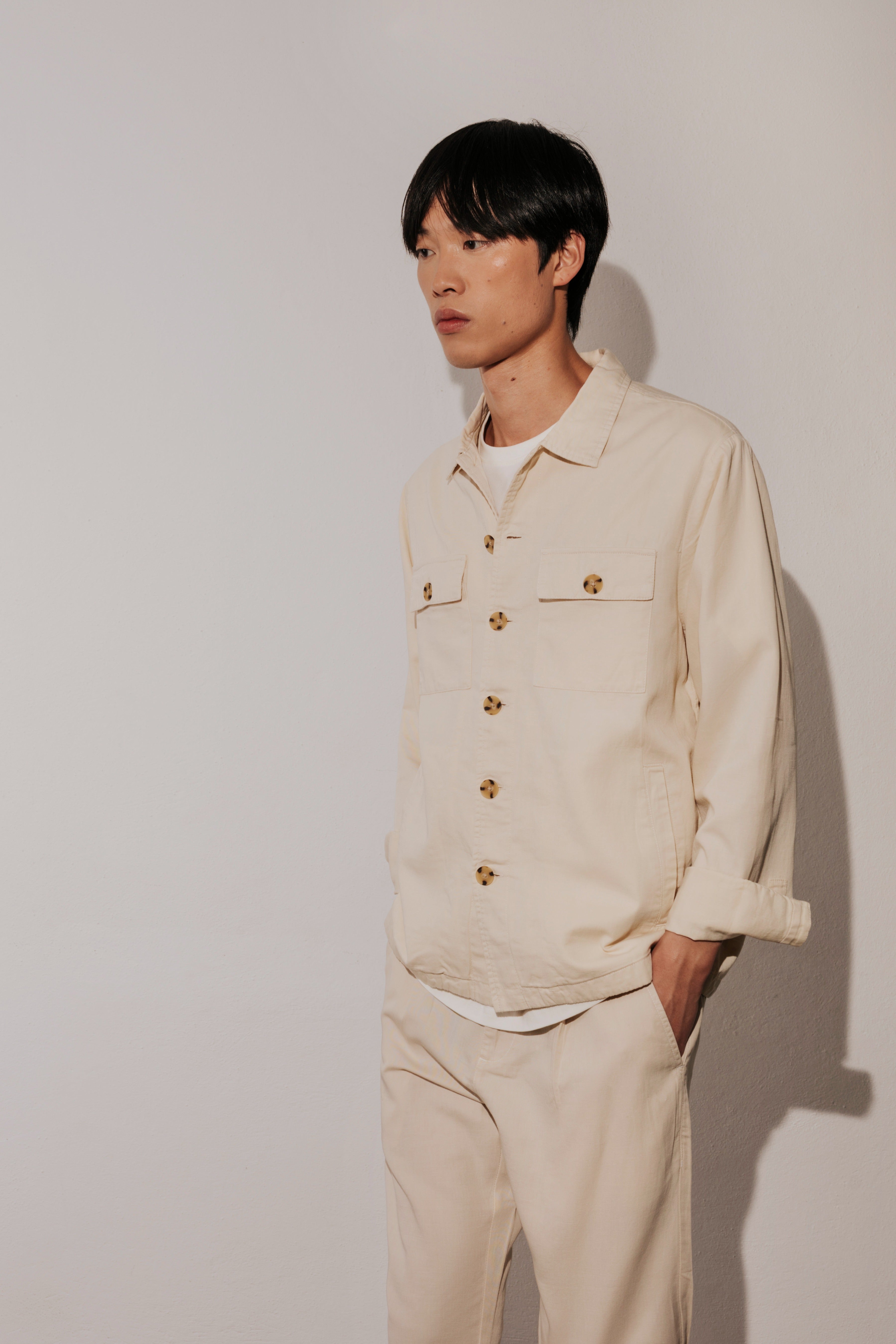 Linen overshirt