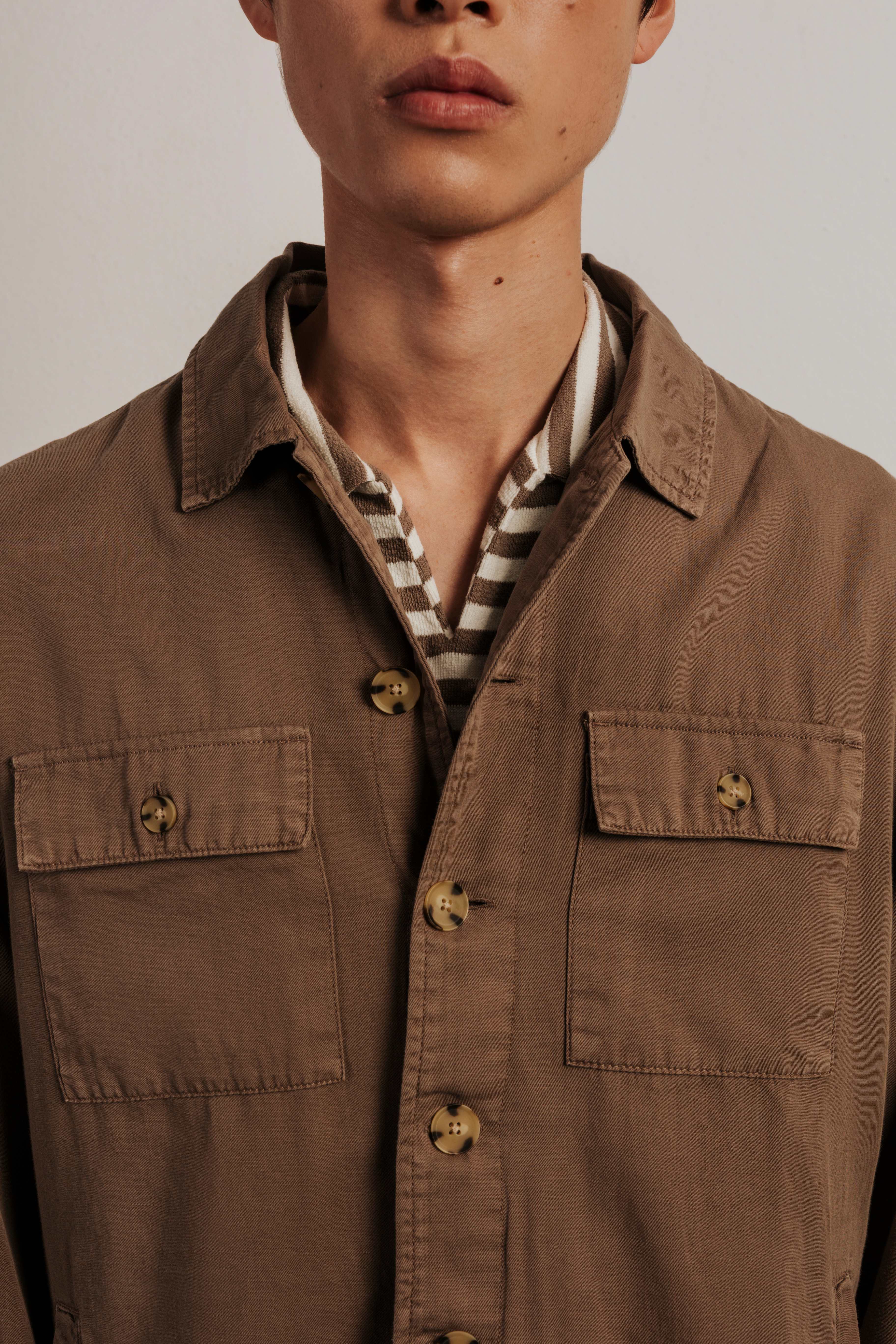 Linen overshirt