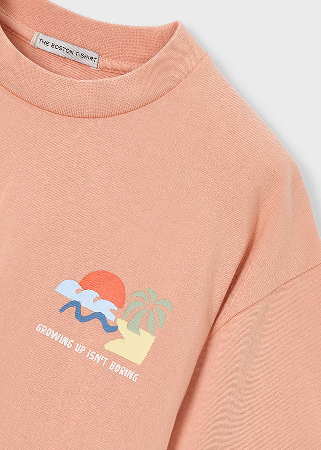 Camiseta ilustración Boston x Mayoral