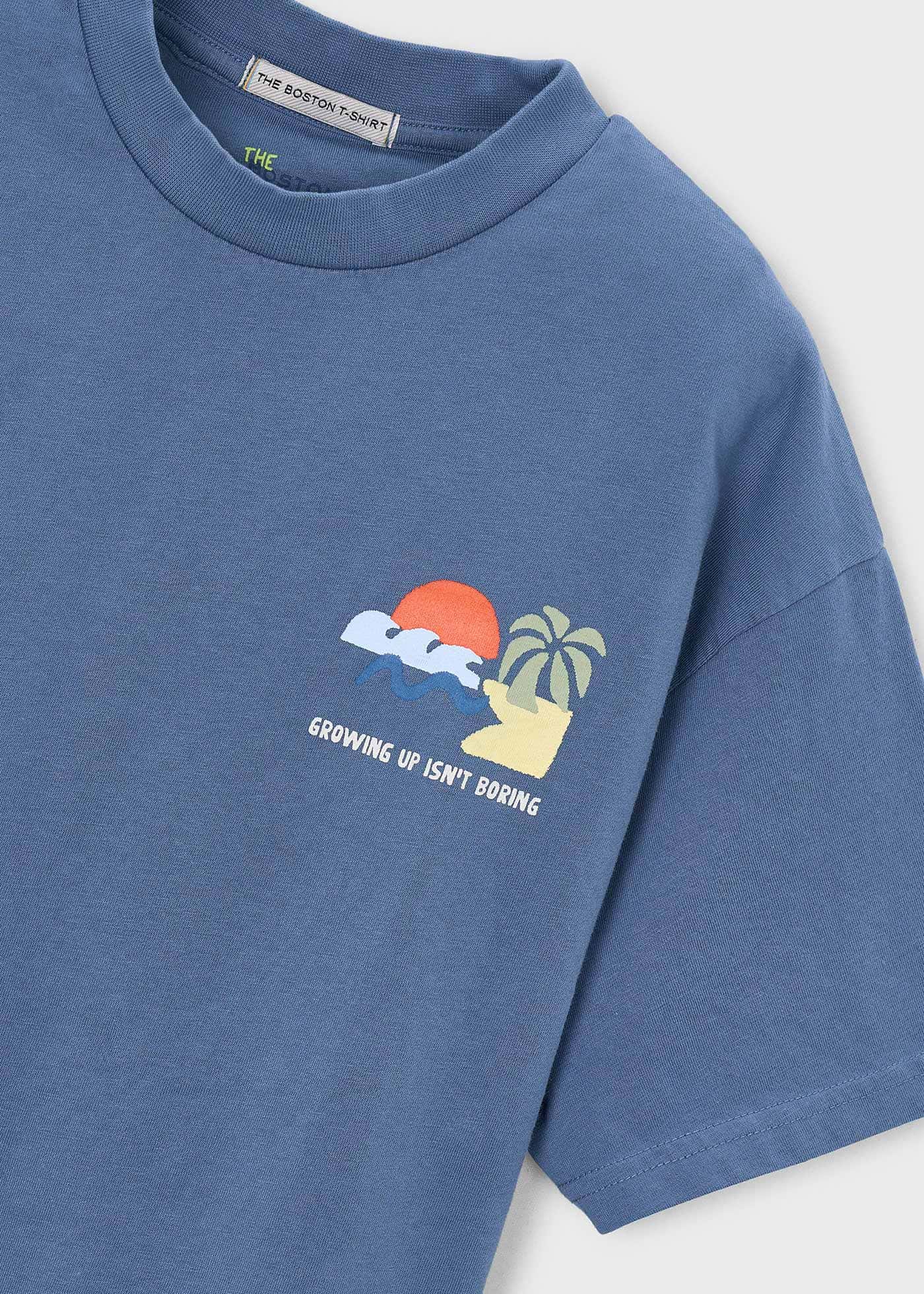 Camiseta ilustración Boston x Mayoral