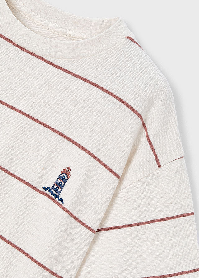 Camiseta rayas Boston x Mayoral niño