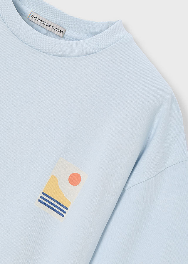 Camiseta paisaje Boston x Mayoral niño