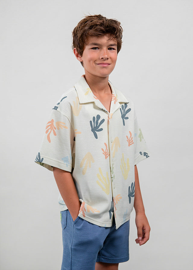 Camisa estampada Boston x Mayoral