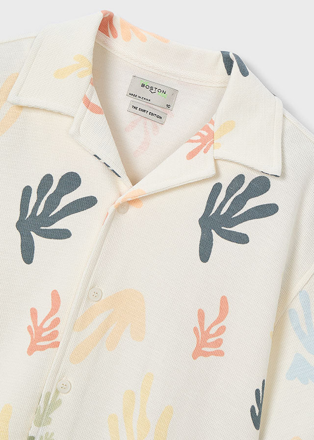 Camisa estampada Boston x Mayoral