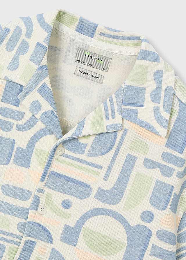 Camisa estampada Boston x Mayoral