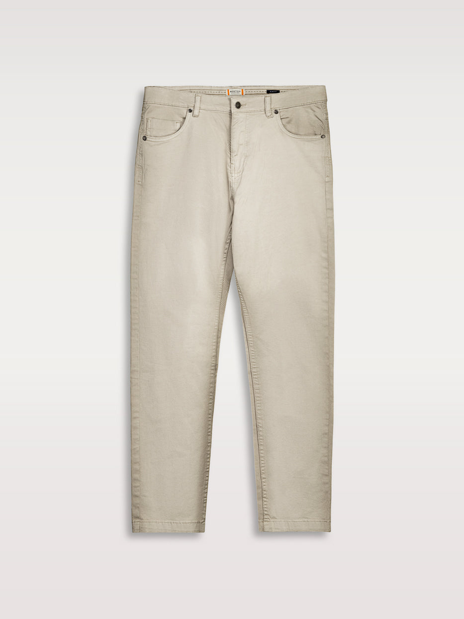 Pantalón slim fit sarga 5b