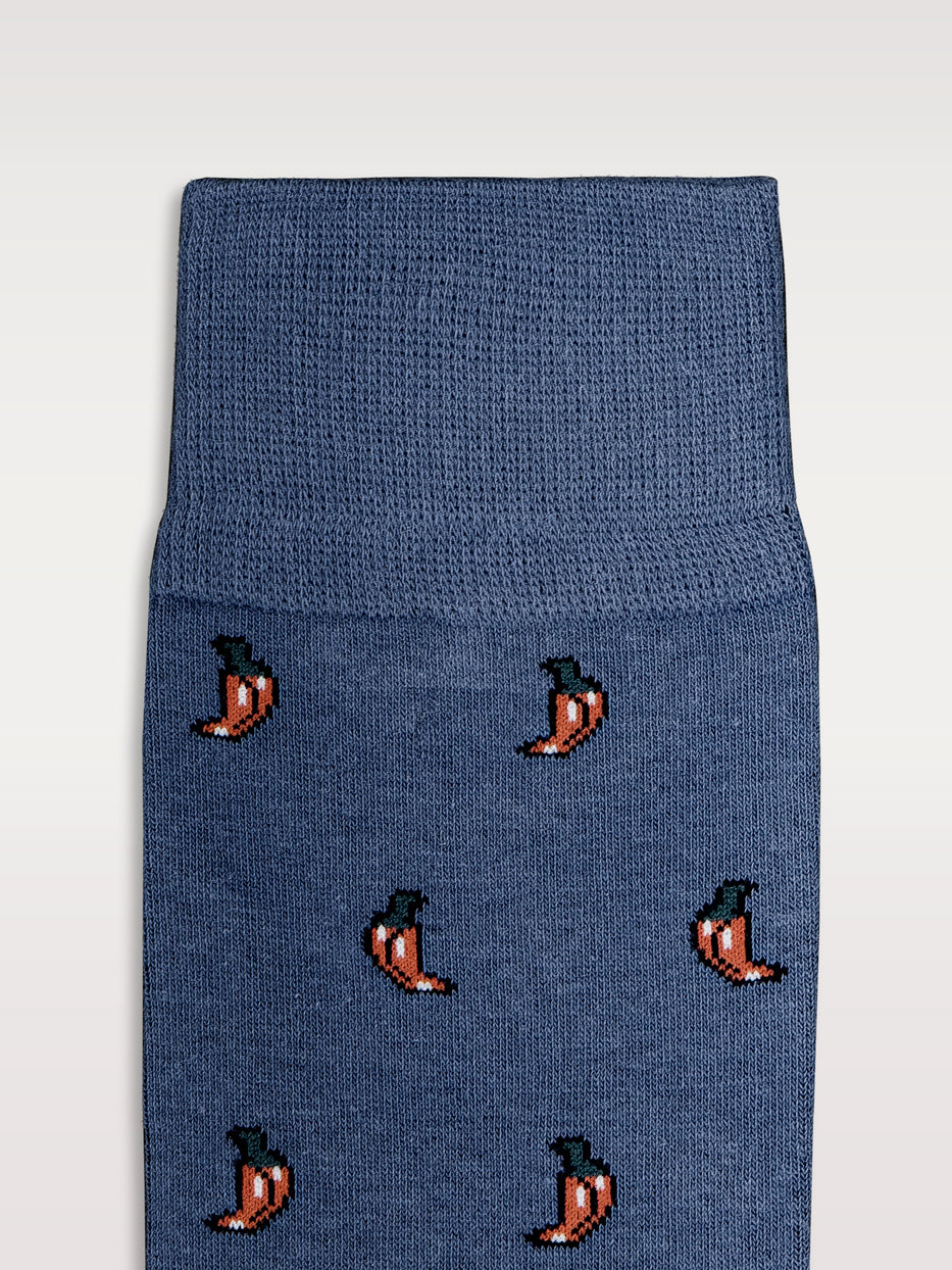 Calcetines estampados chiles