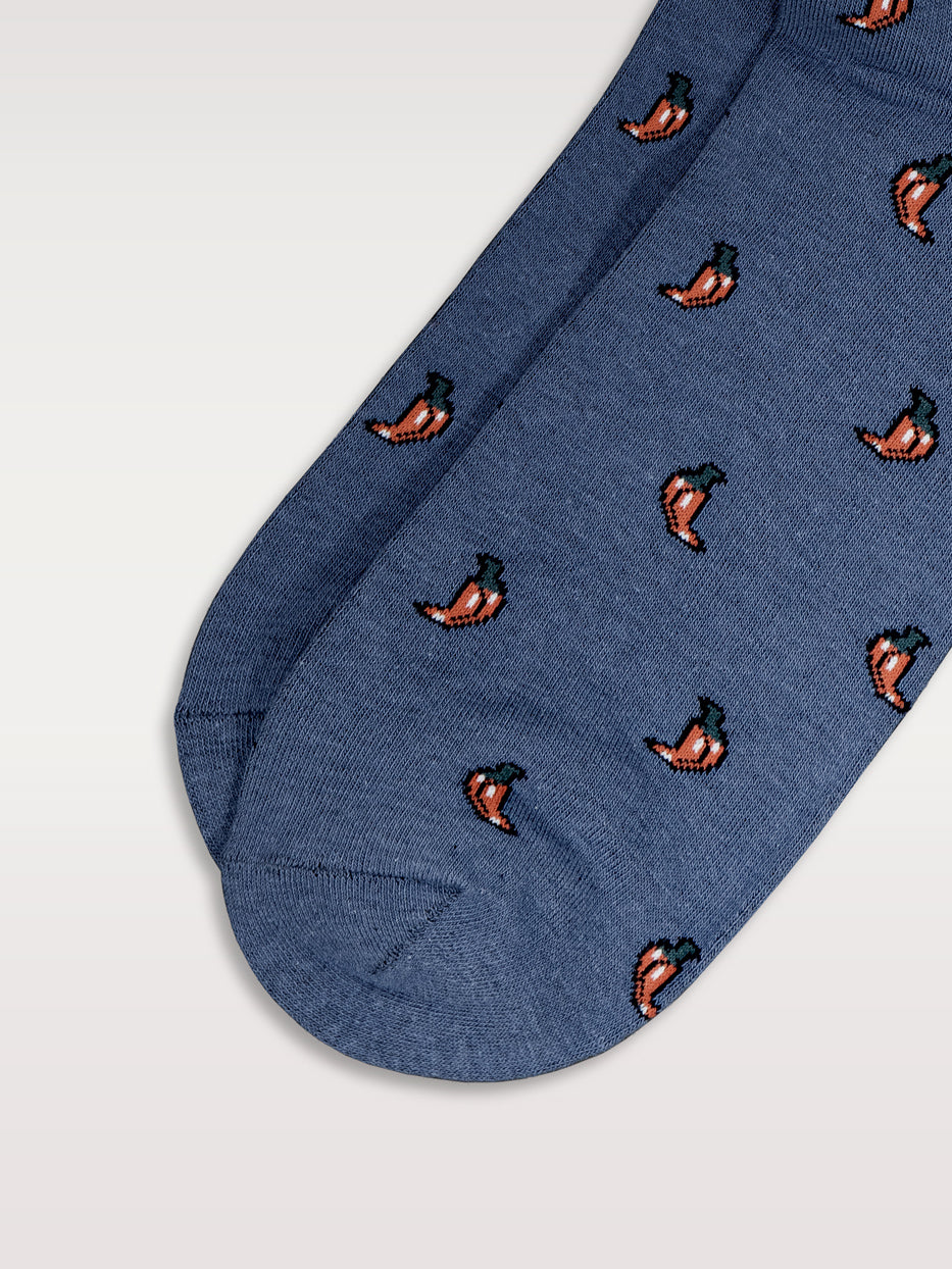 Calcetines estampados chiles