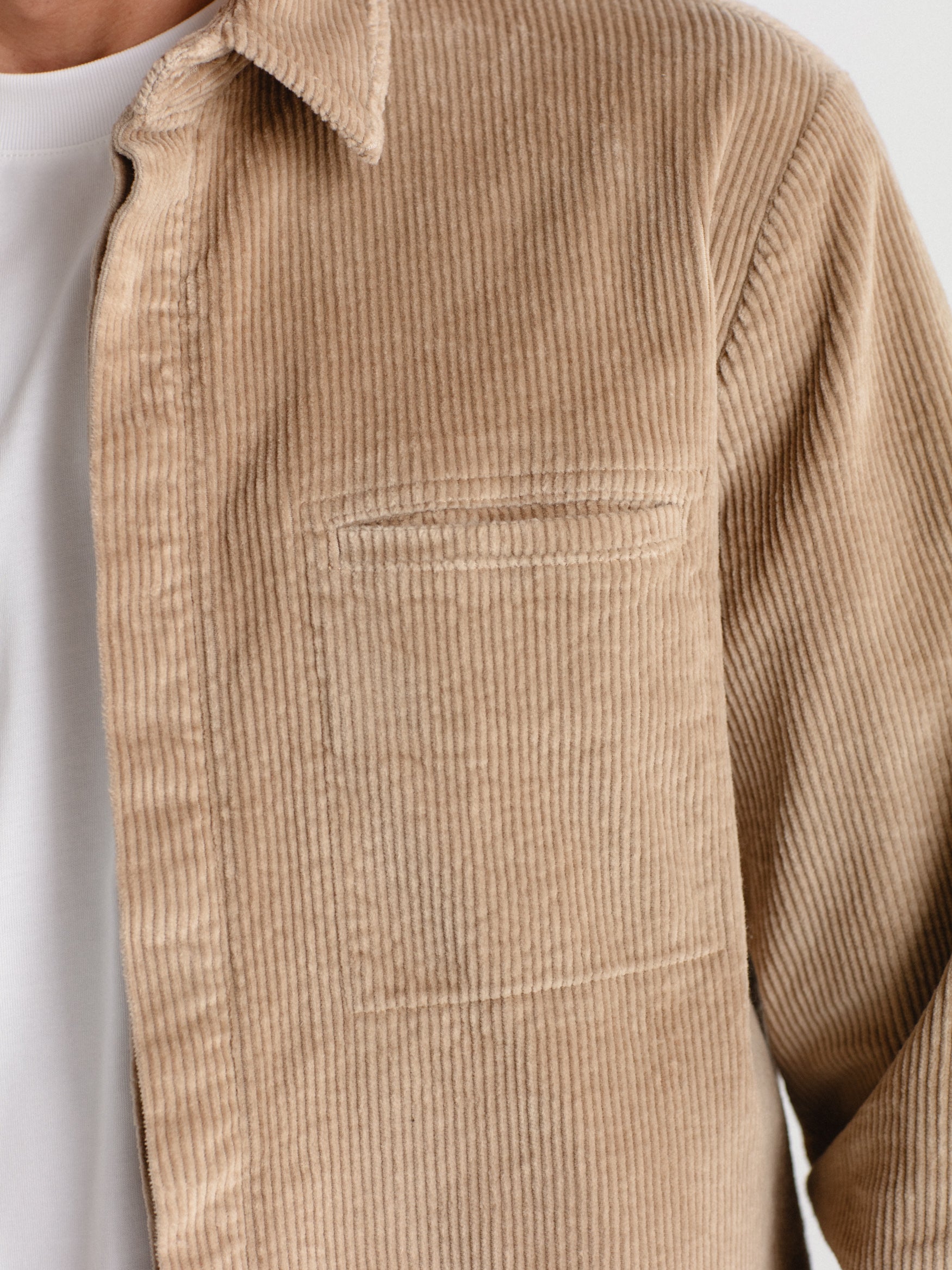 Corduroy overshirt