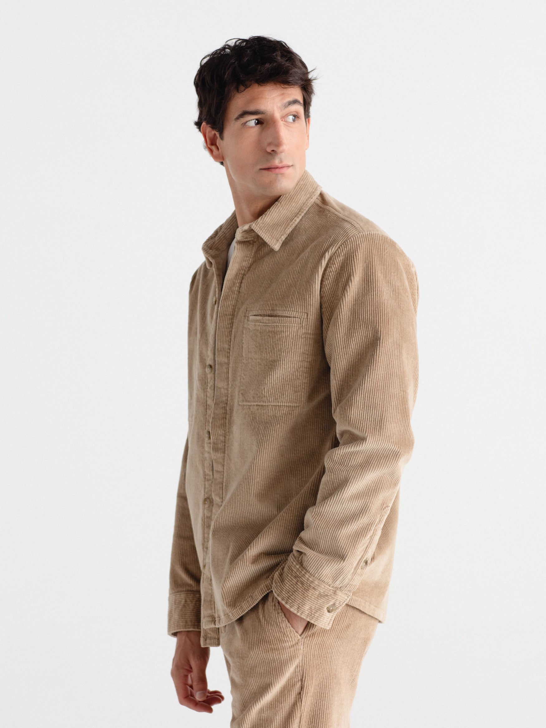 Corduroy overshirt
