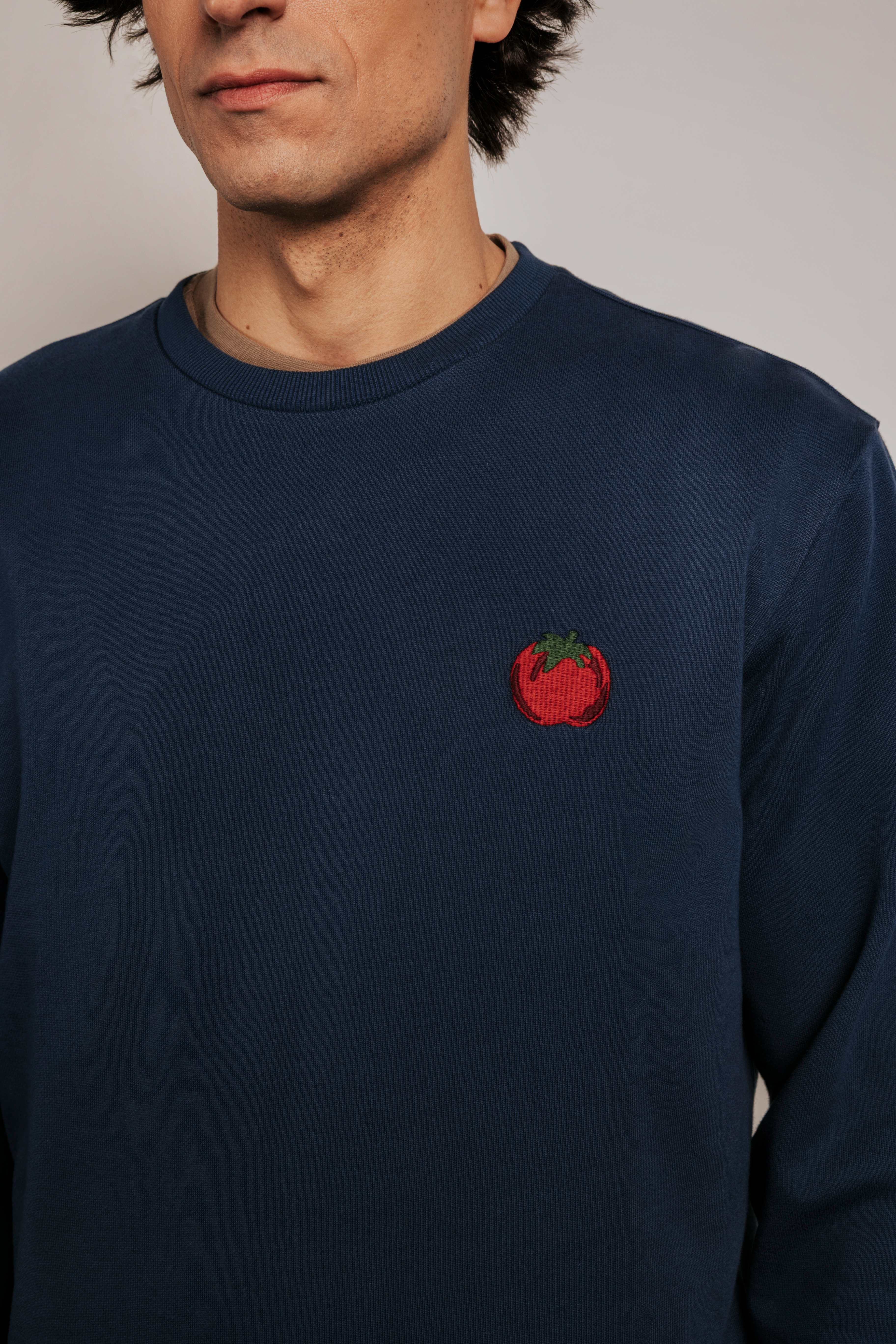 Sudadera confort bordado