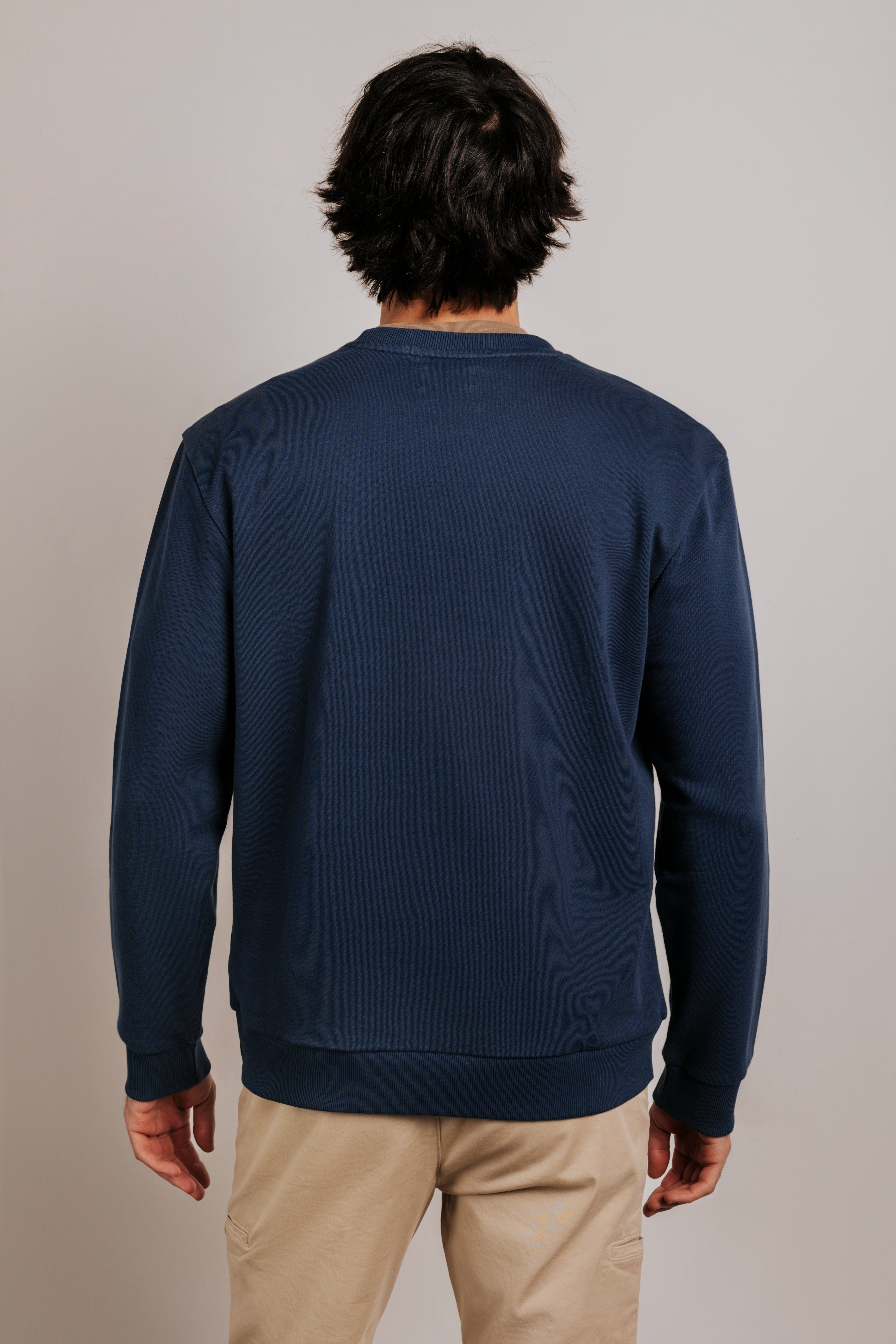 Sudadera confort bordado