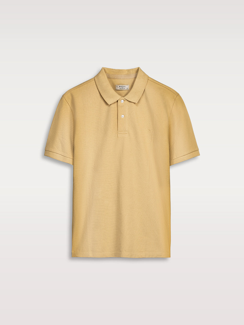 Polo algodón esencial manga corta