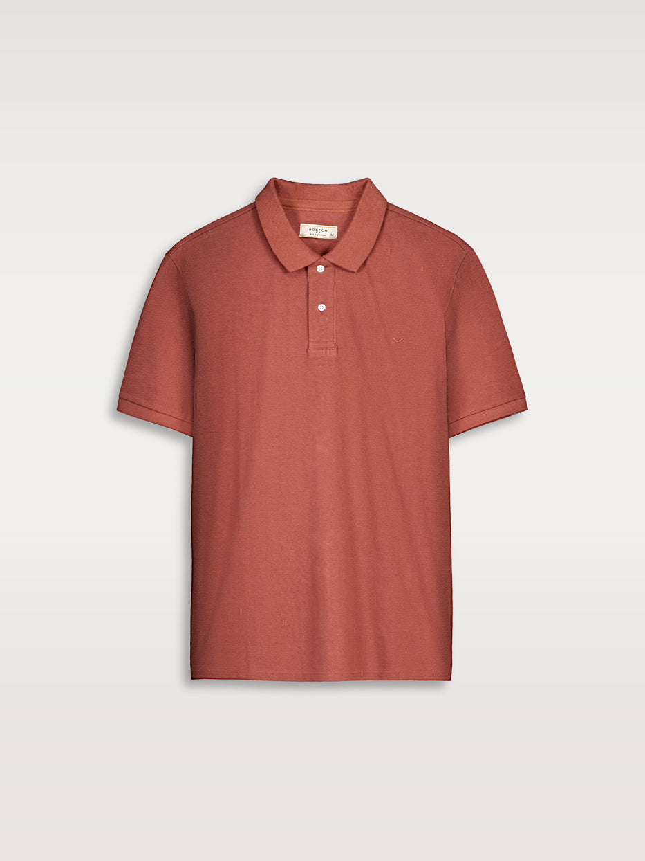 Polo algodón esencial manga corta