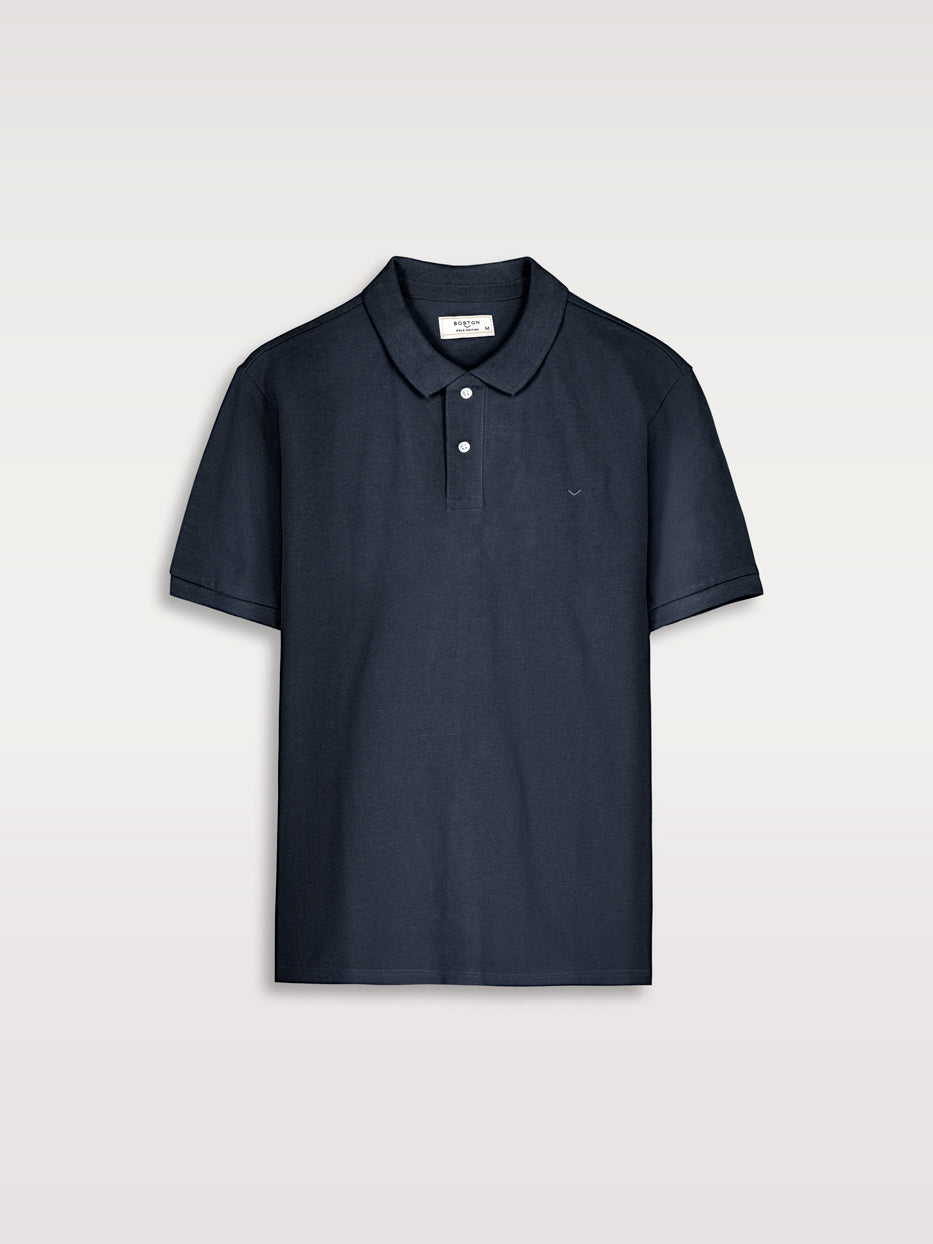 Polo algodón esencial manga corta