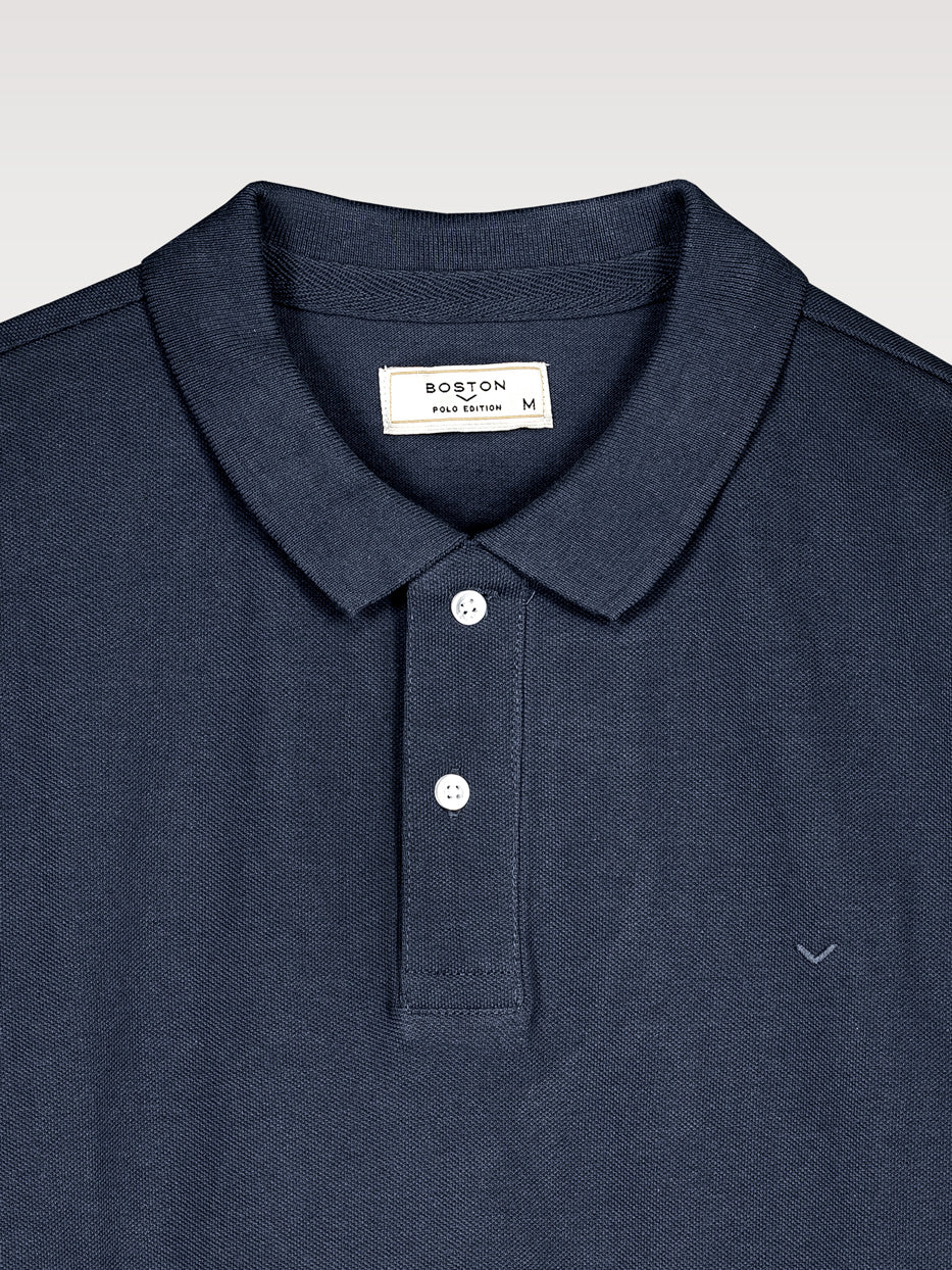 Polo algodón esencial manga corta