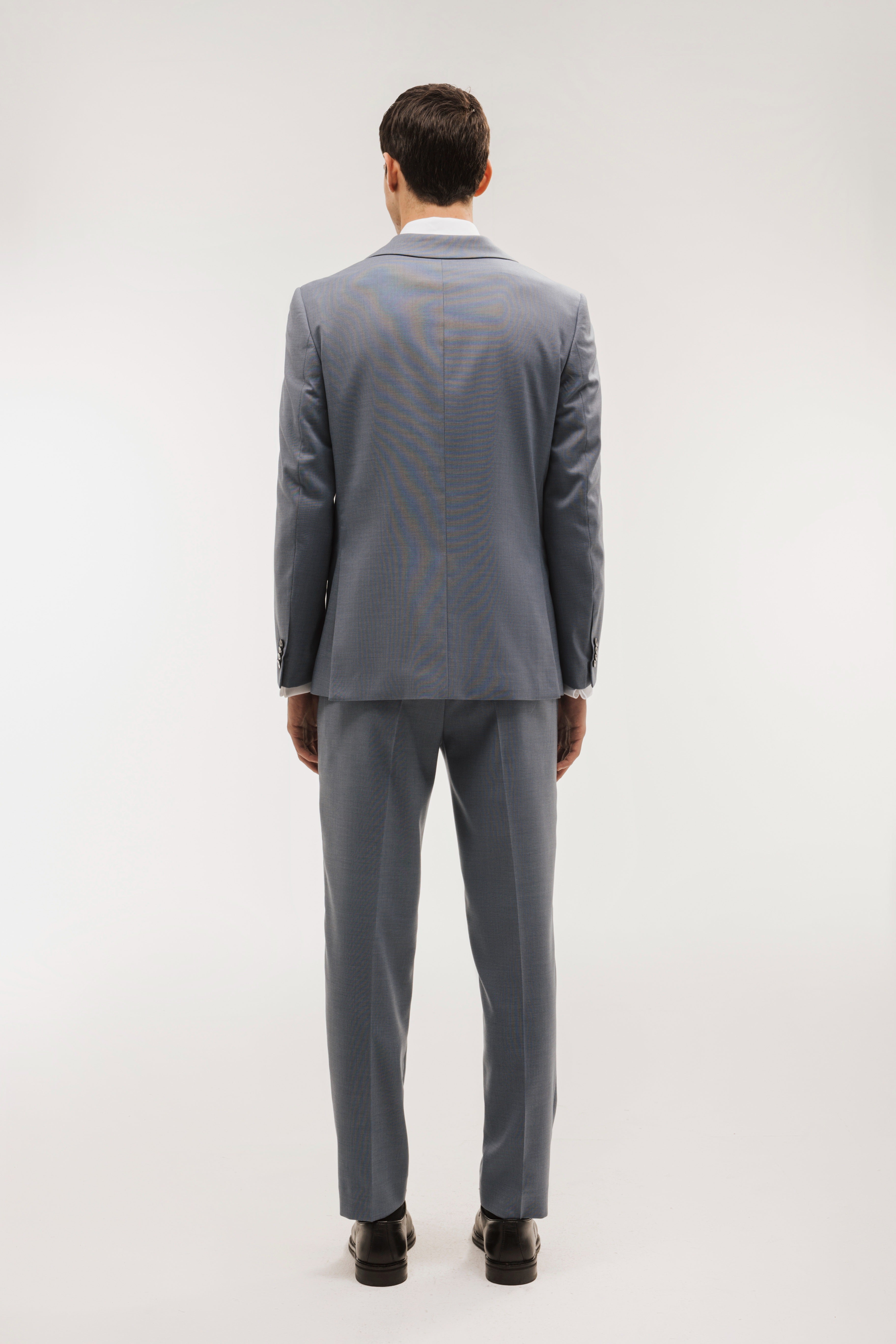 Pantalon traje falso liso