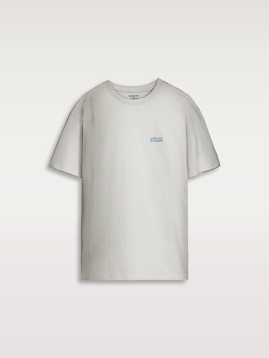 Camiseta confort paisaje palmeras