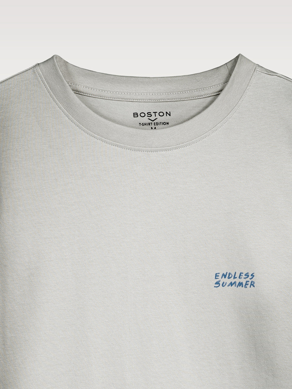 Camiseta confort paisaje palmeras