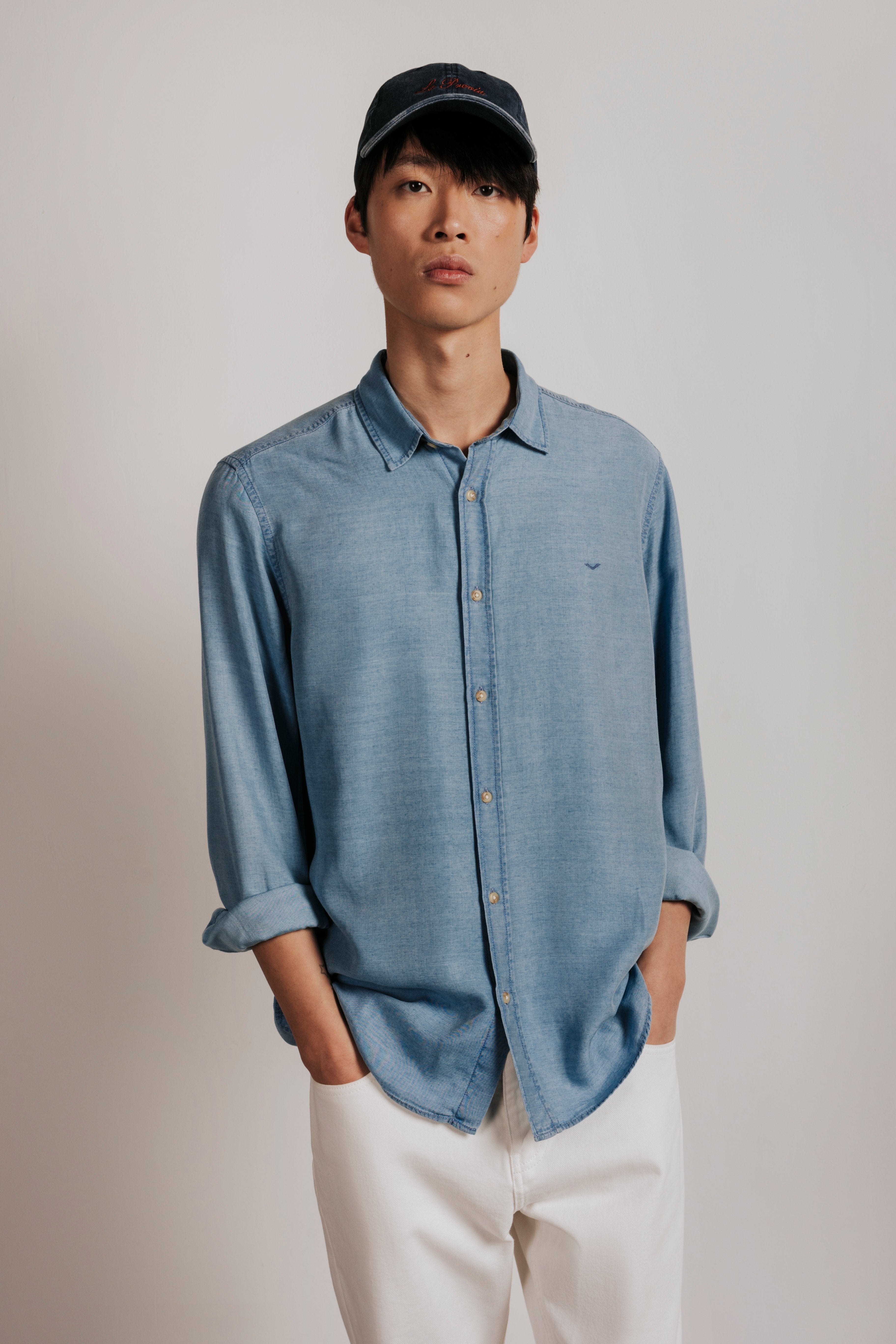 Camisa tejana tencel